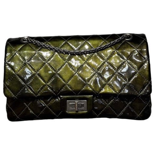 2.55 patent leather handbag