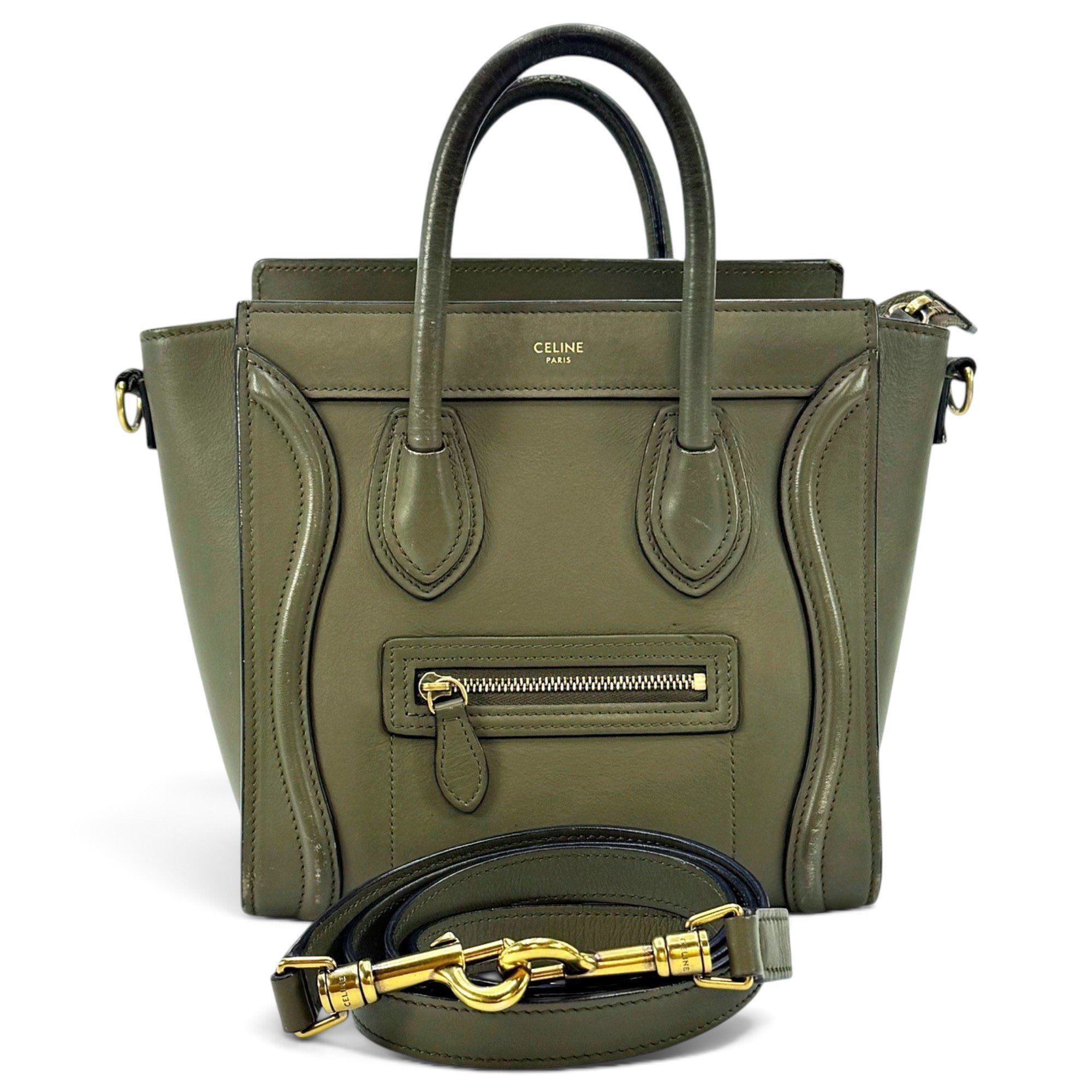 Luggage leather handbag