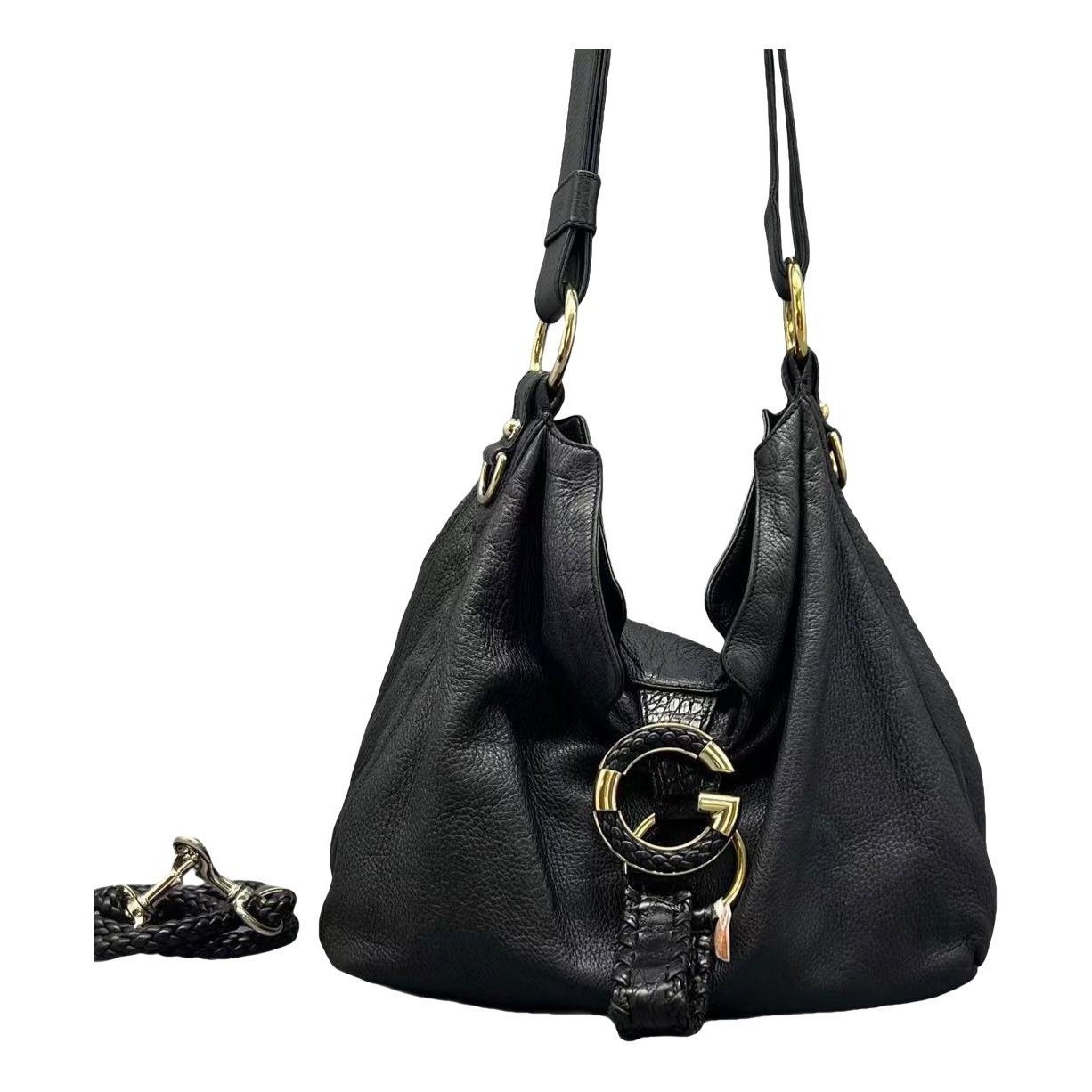 Hobo leather handbag