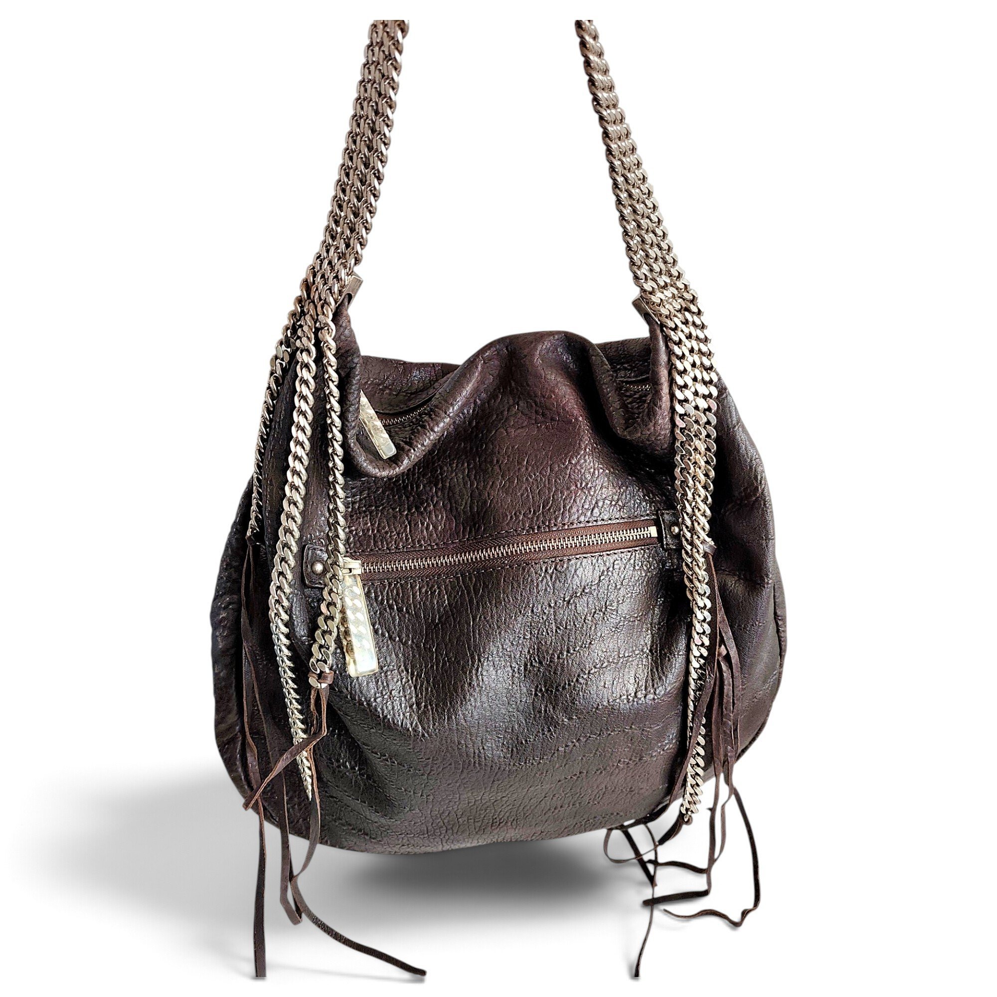 Leather handbag