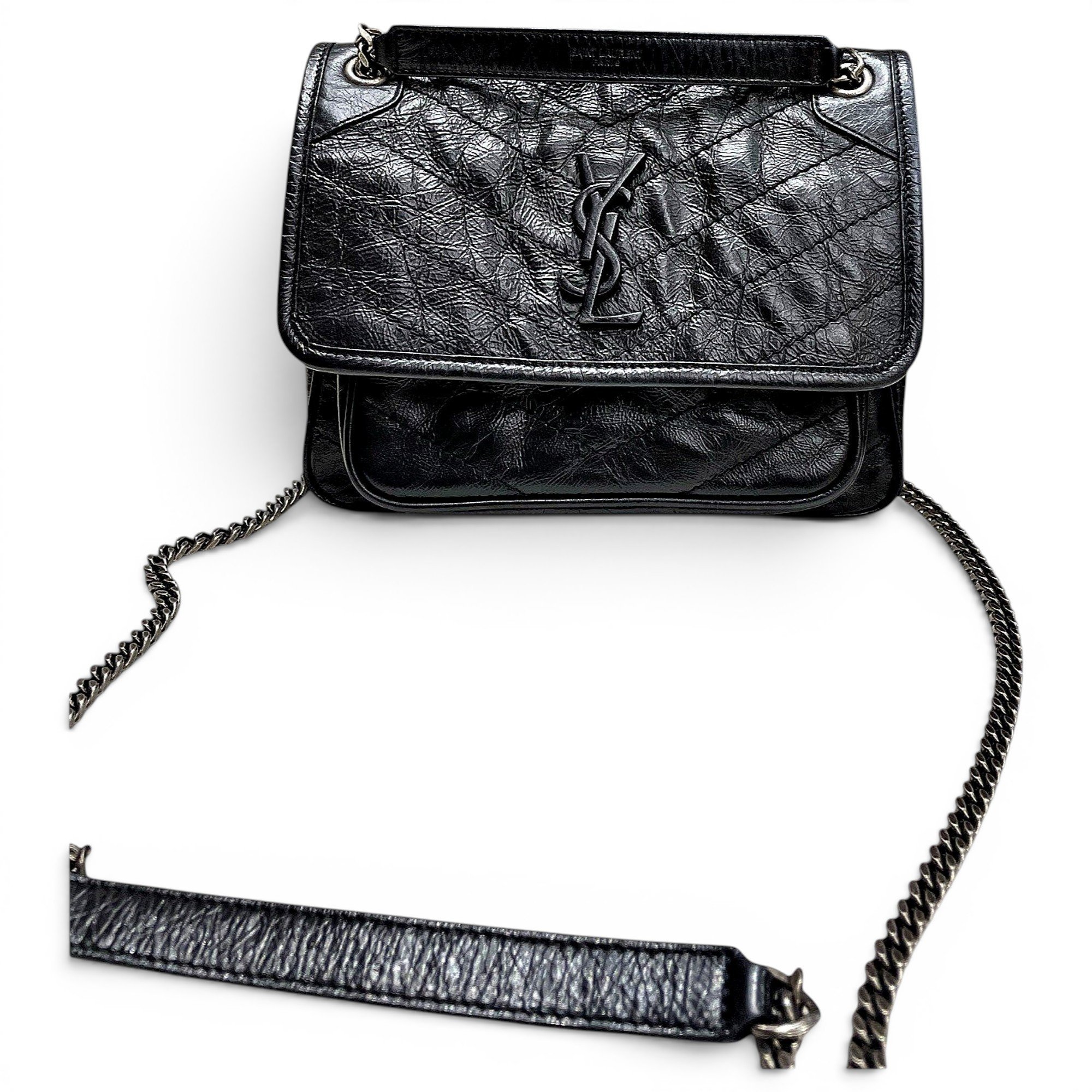 Niki leather crossbody bag