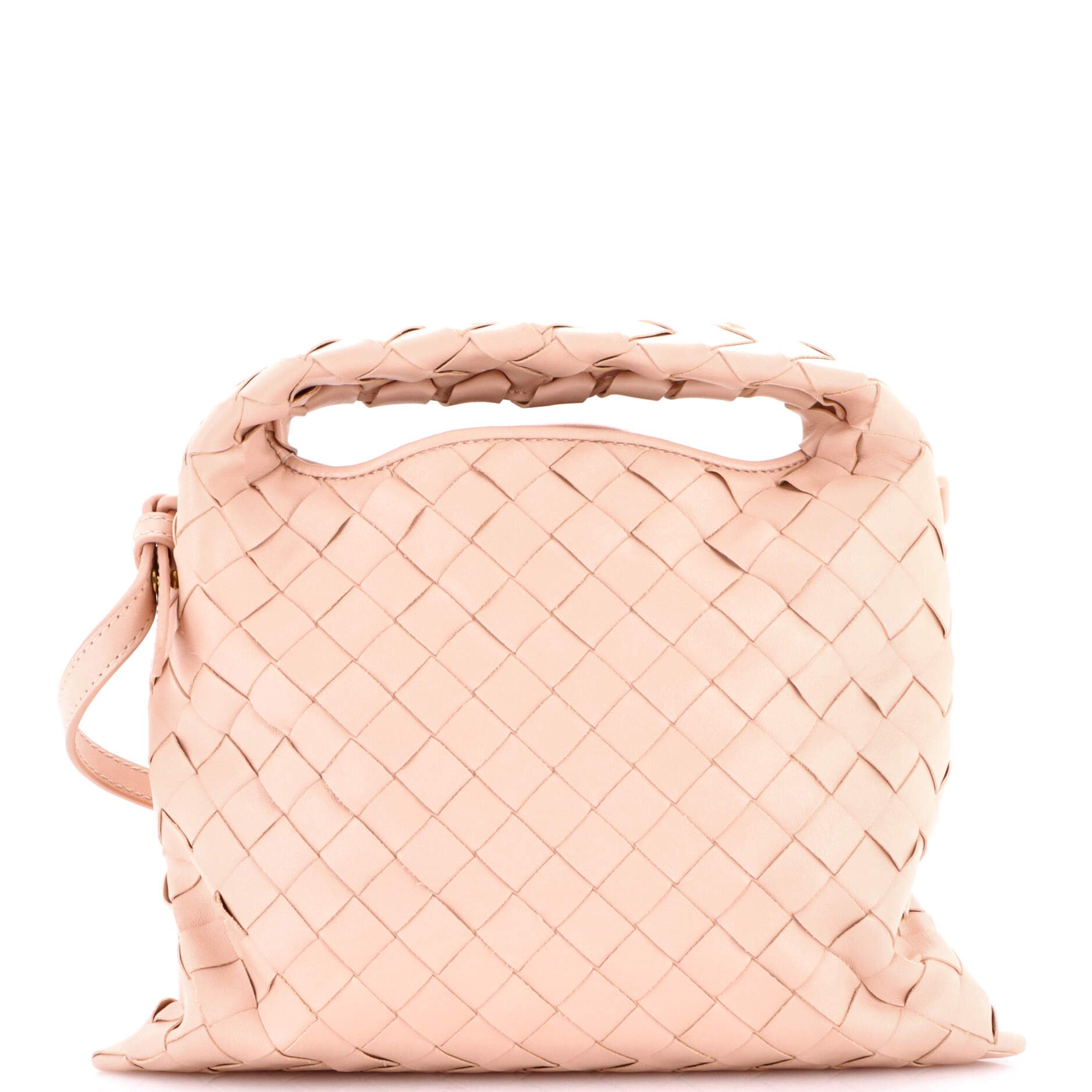 Hop Top Handle Bag Intrecciato Nappa Mini