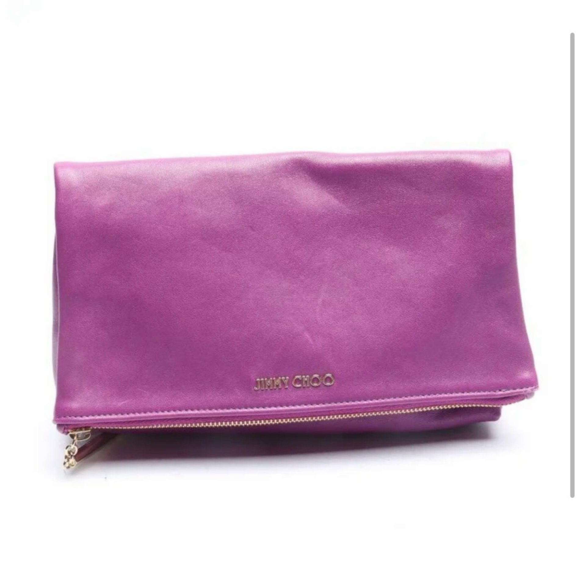 Leather clutch bag
