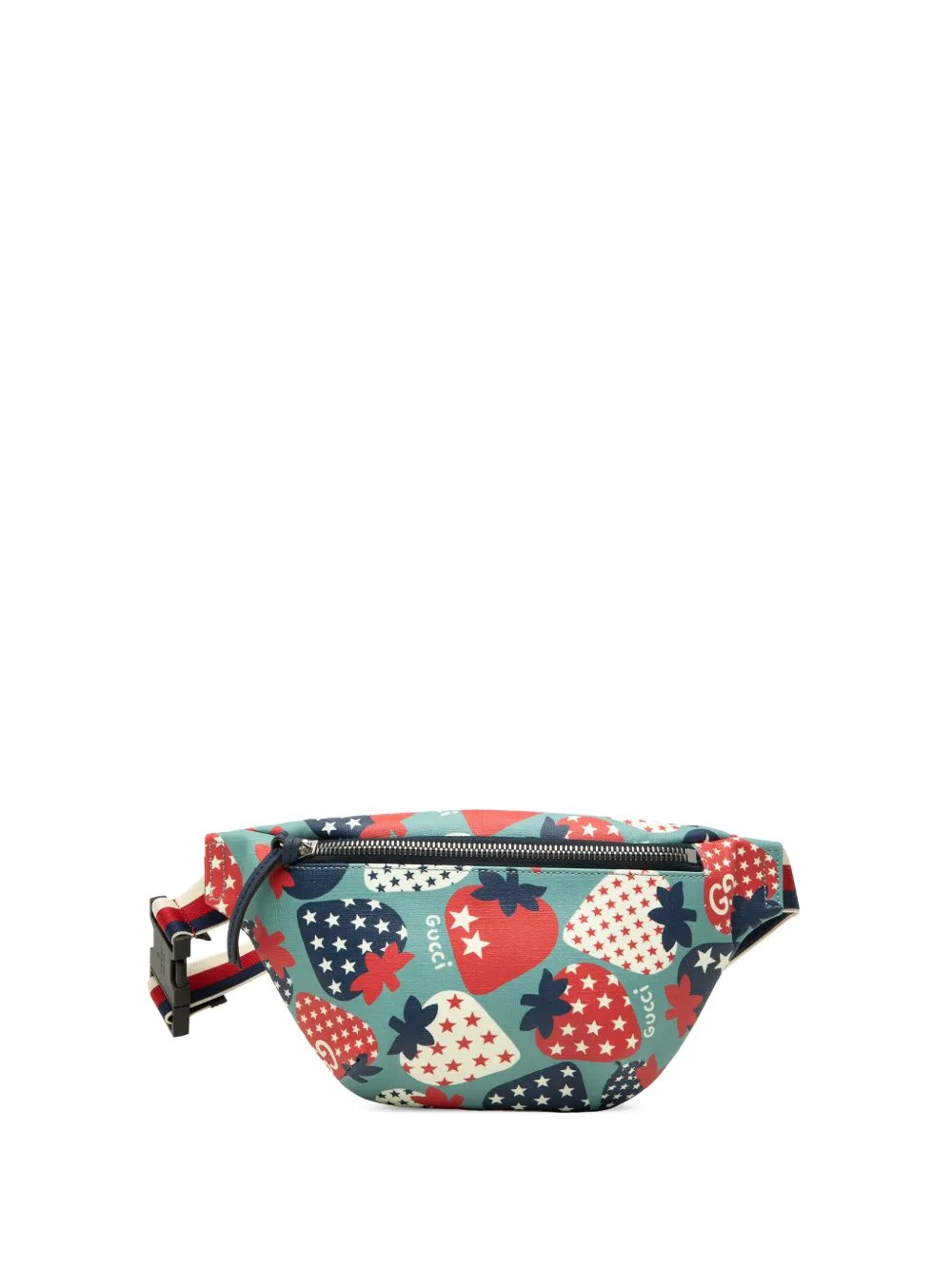 2016-2026 Kids Coated Canvas Cosmic Strawberries Web belt bag