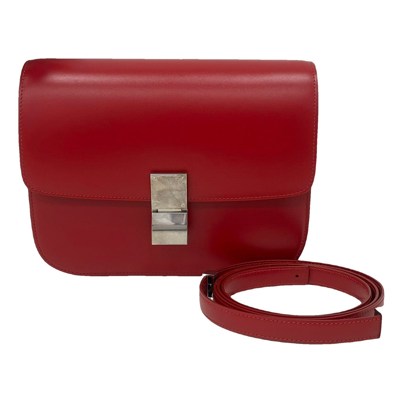Classic leather handbag