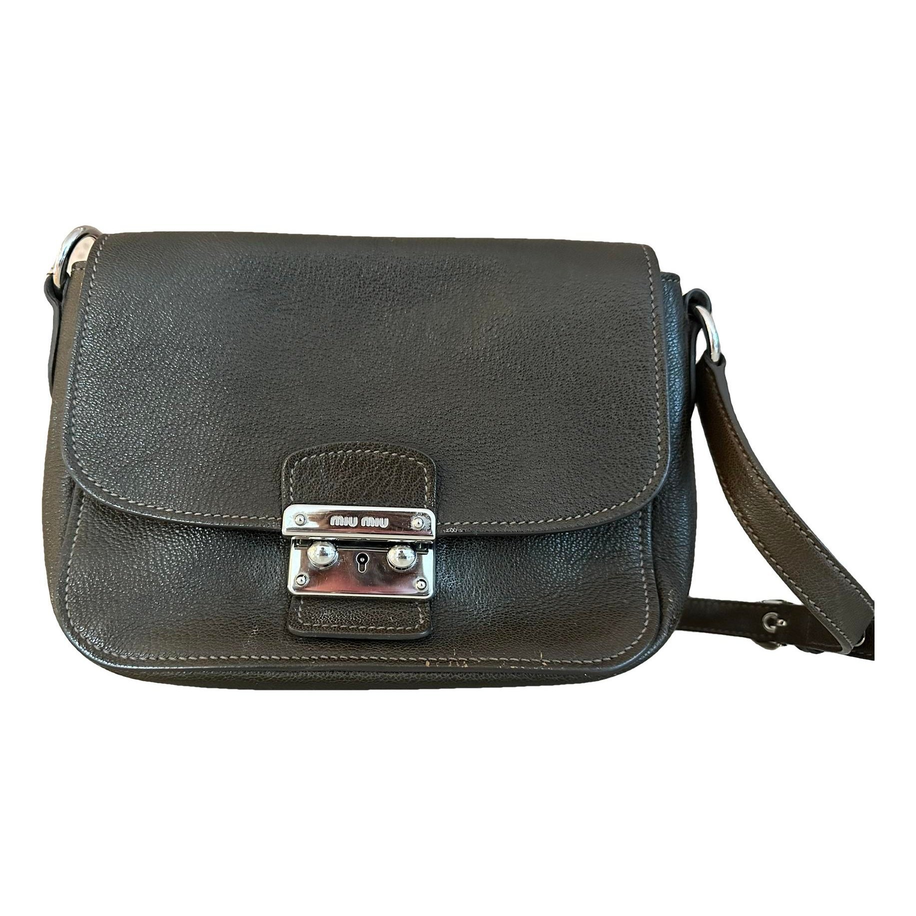 Leather crossbody bag