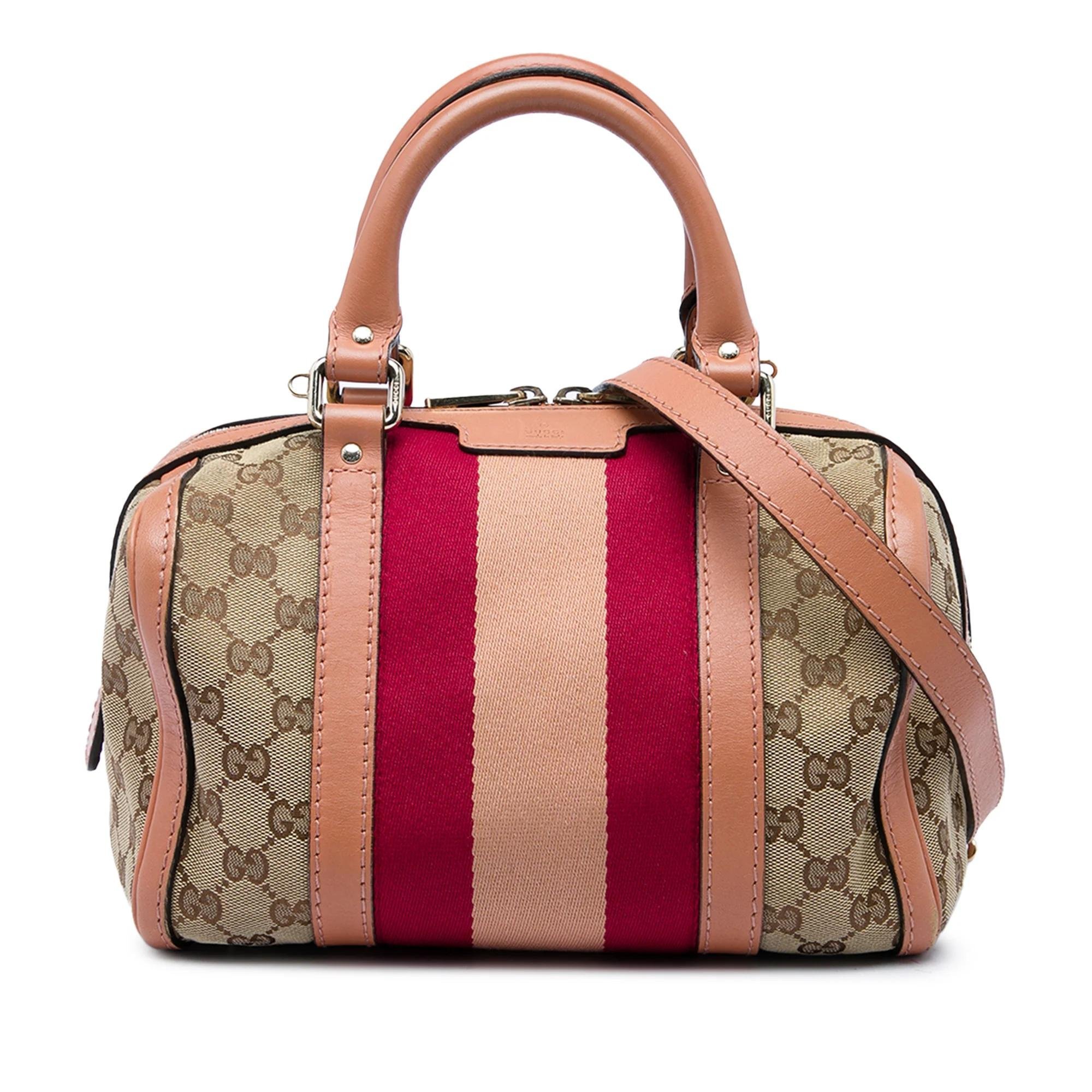 Boston leather handbag