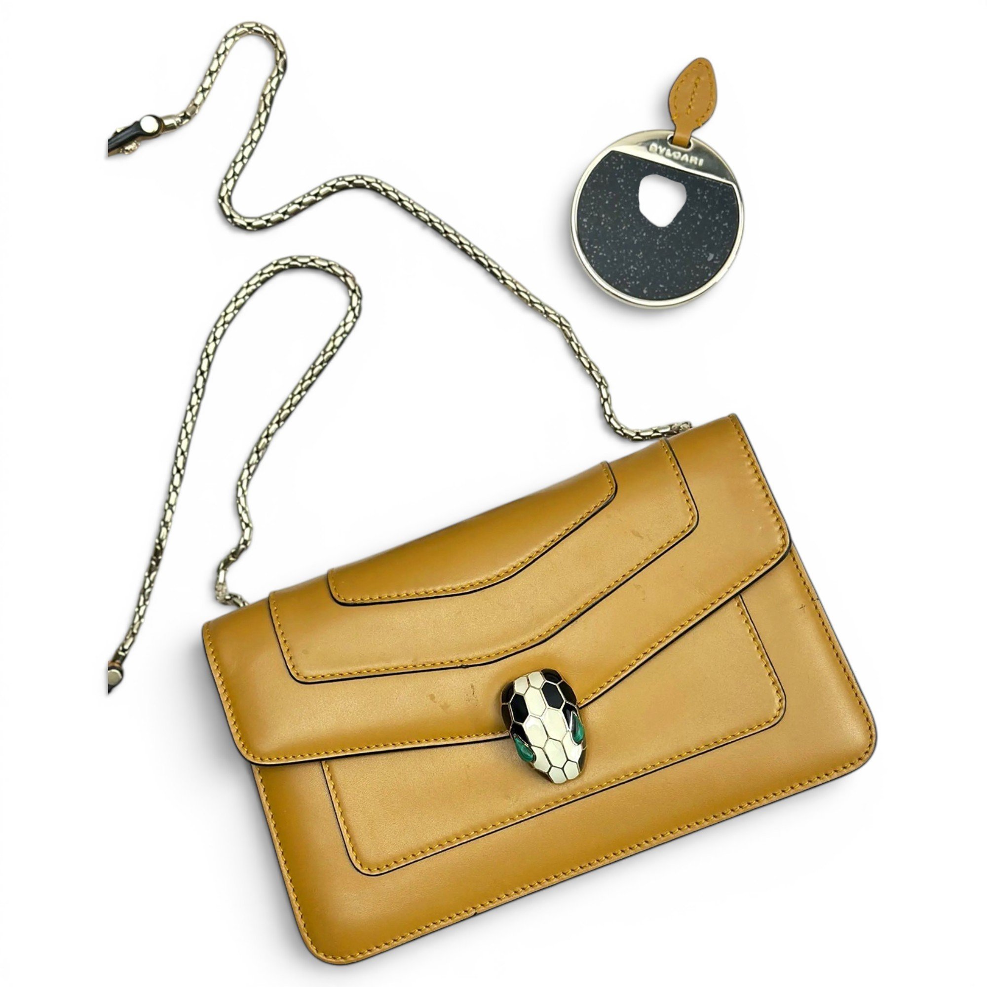 Serpenti leather crossbody bag