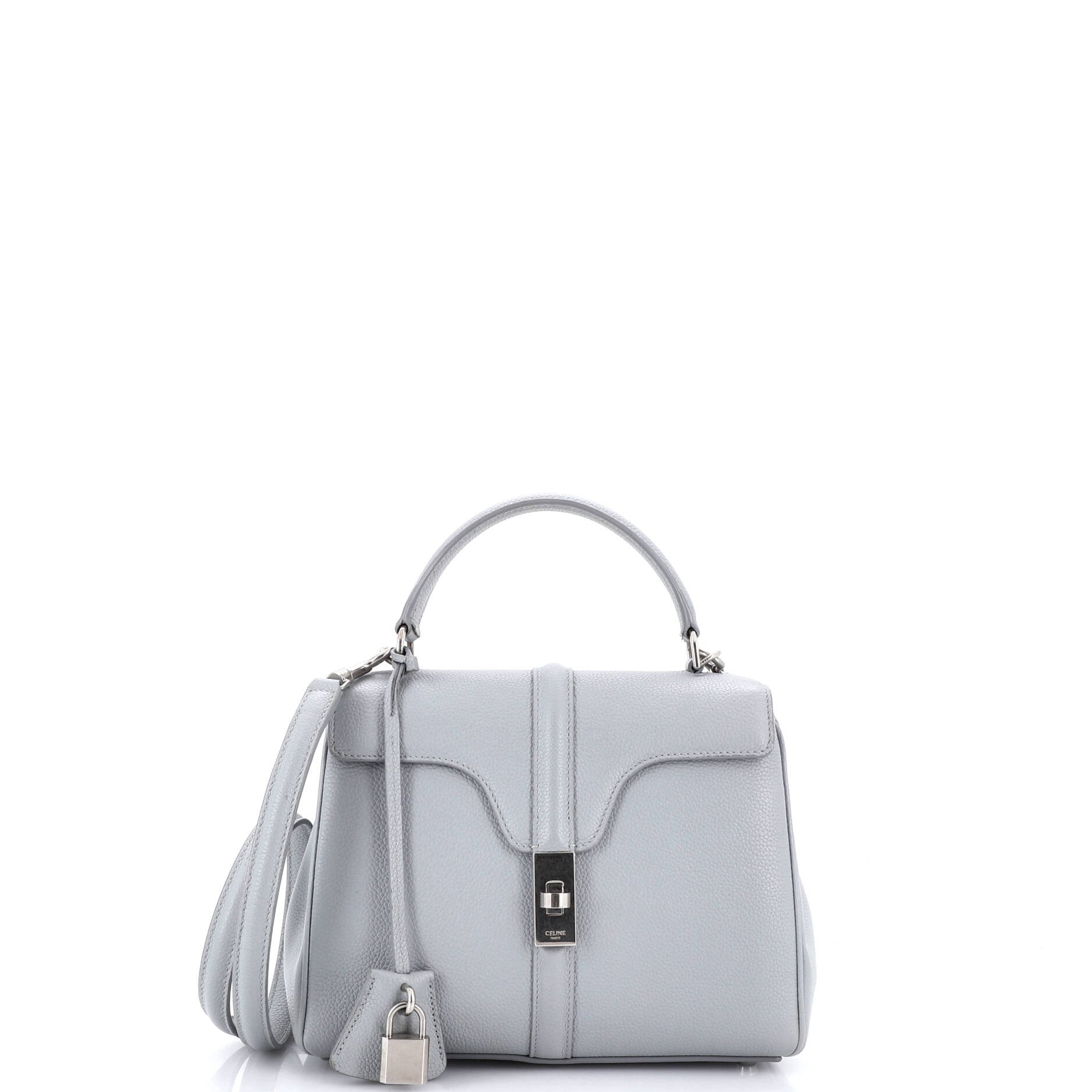 16 Top Handle Bag Grained Calfskin Small