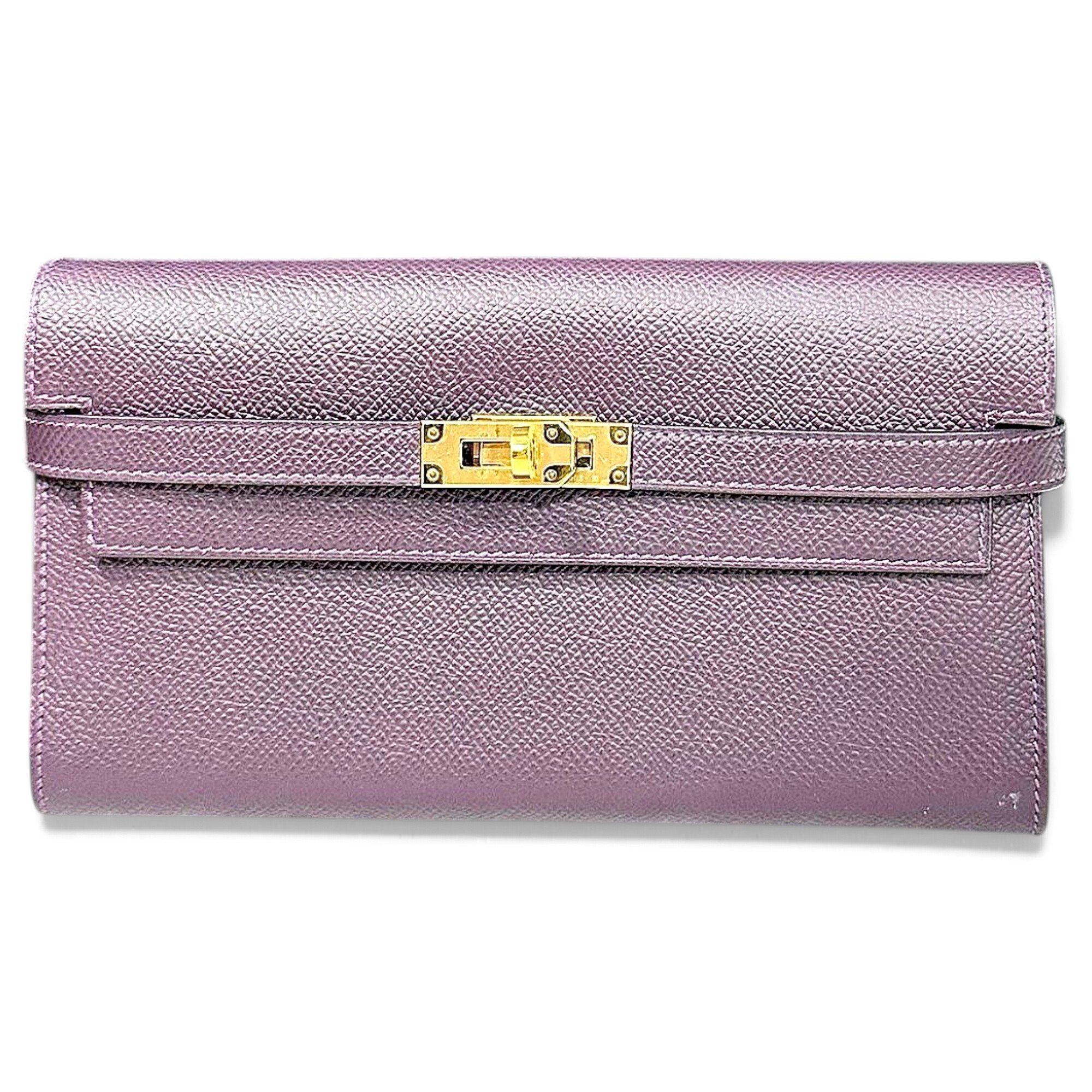 Kelly to go leather clutch bag
