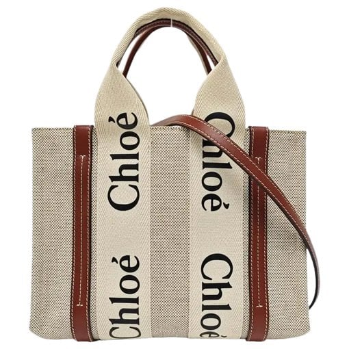 Chloe Woody cloth handbag