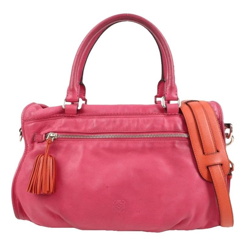 Leather handbag