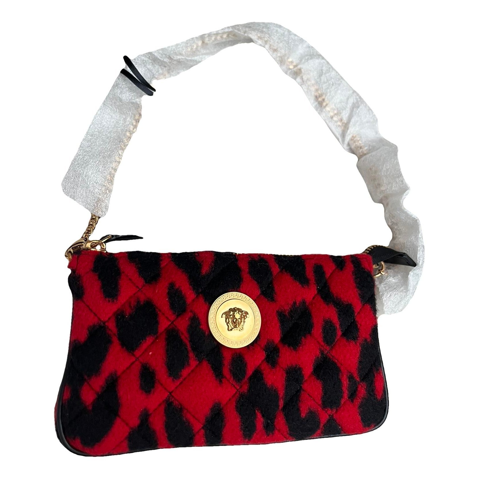 Versace La Medusa wool handbag