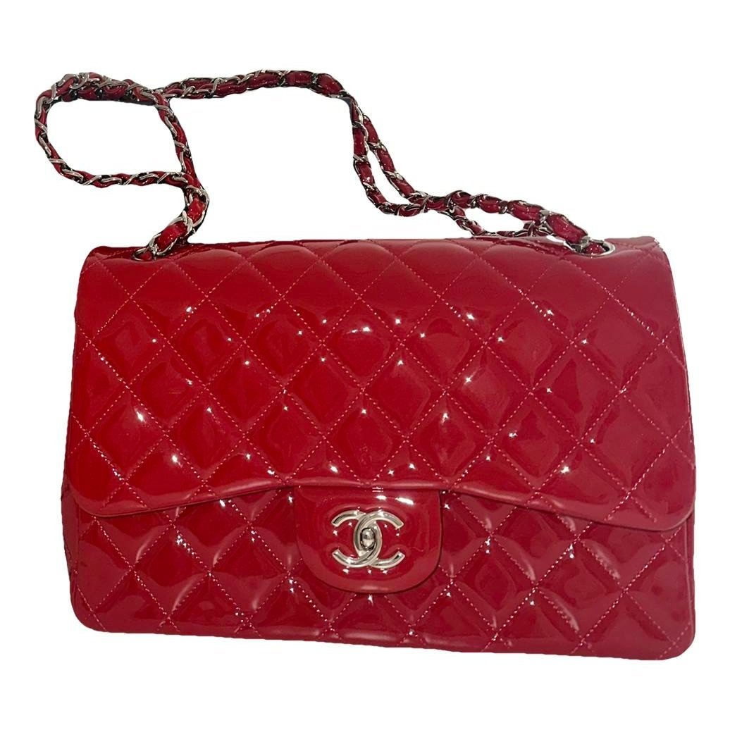 Timeless/Classique patent leather handbag