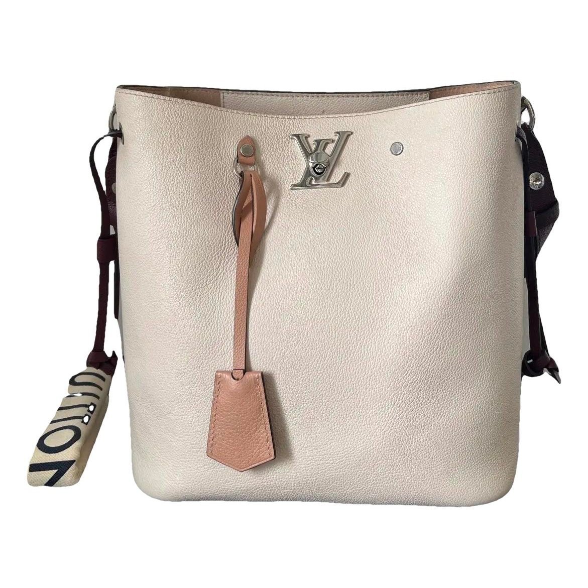 Lockme Bucket leather handbag