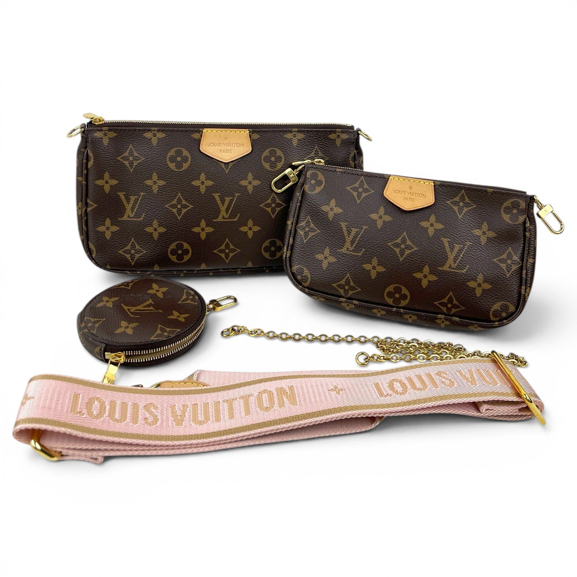 Multi Pochette Accessoires leather handbag