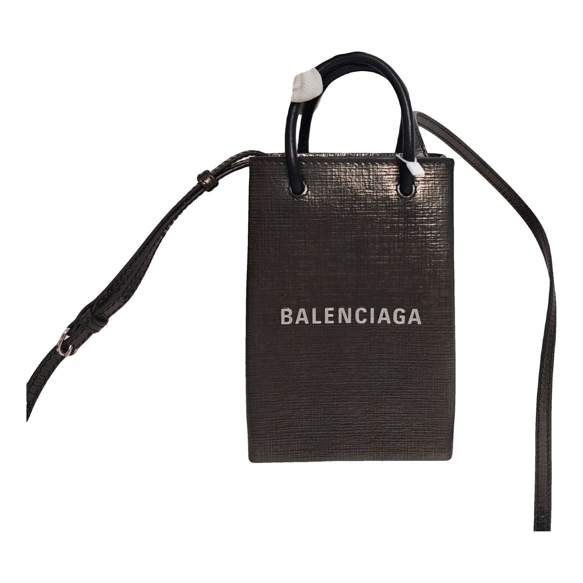 Shopping Phone Holder leather handbag