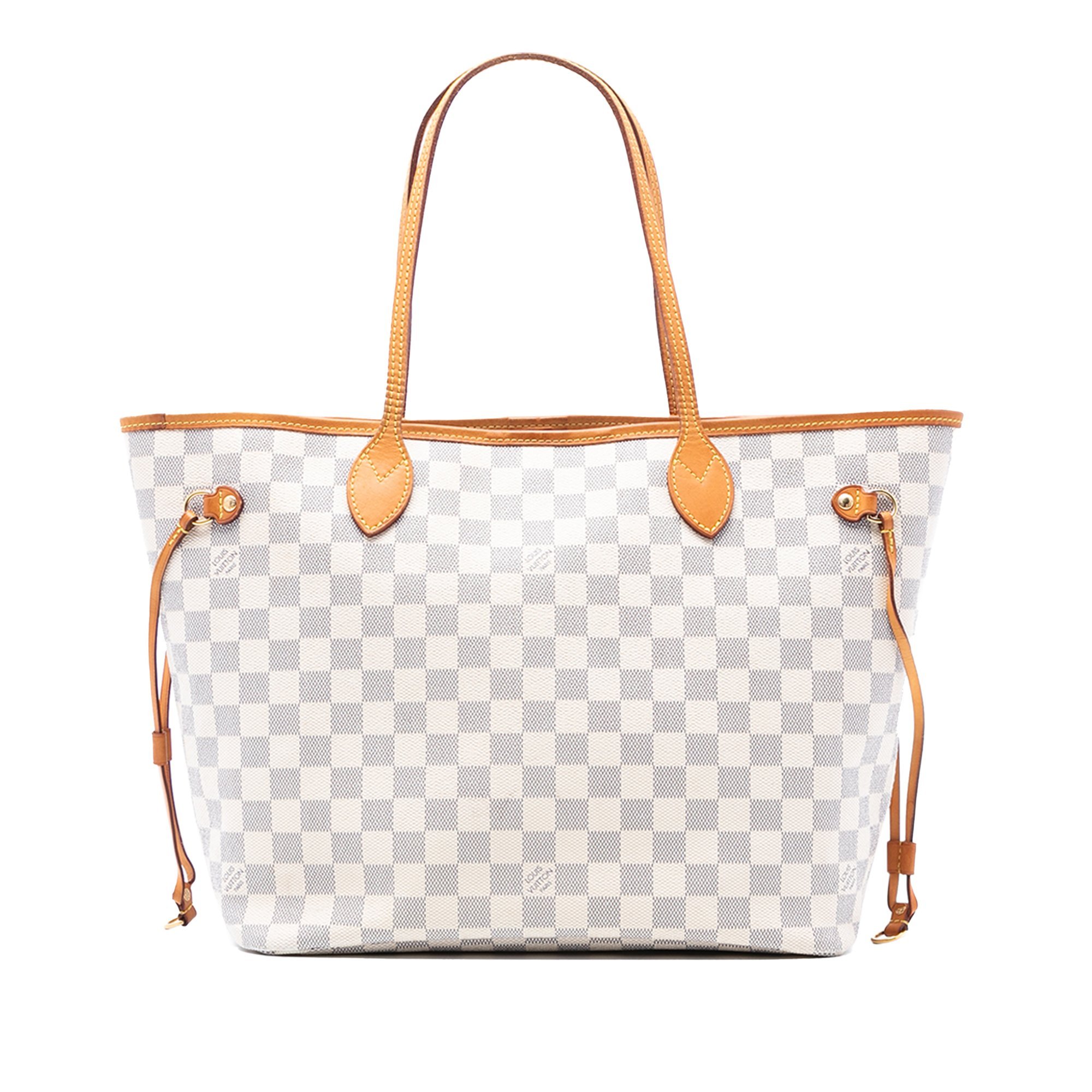 Louis Vuitton Neverfull leather handbag