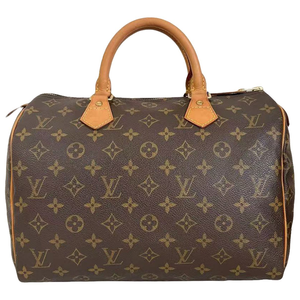 Speedy leather handbag