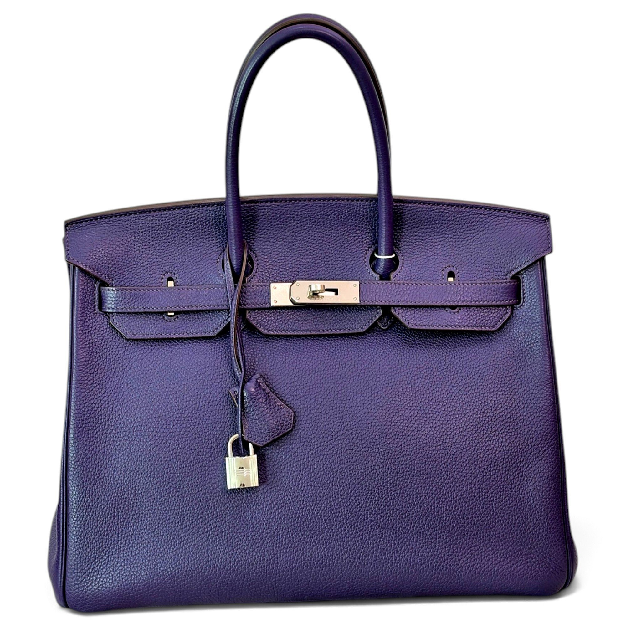 Birkin 35 leather handbag