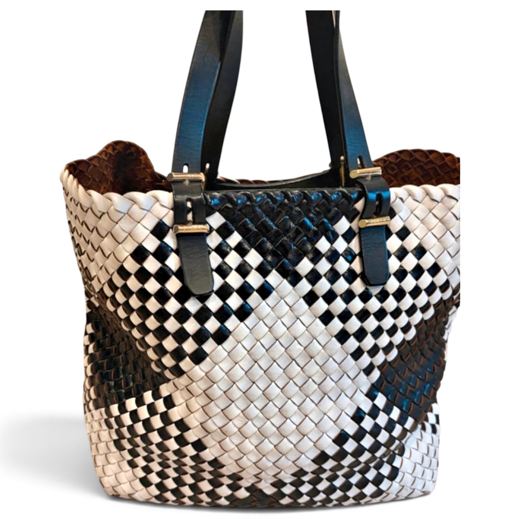 Leather tote