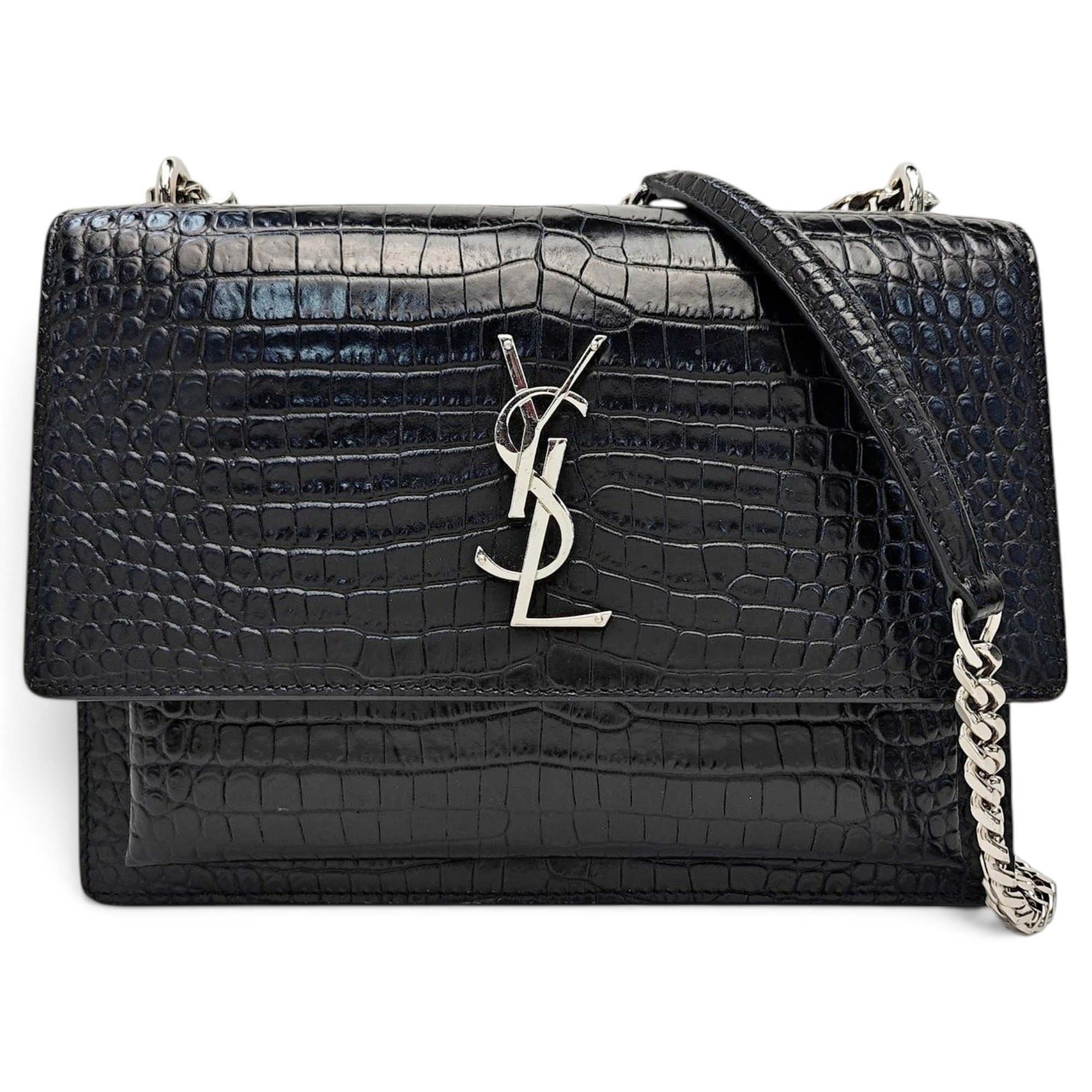 Sunset leather handbag