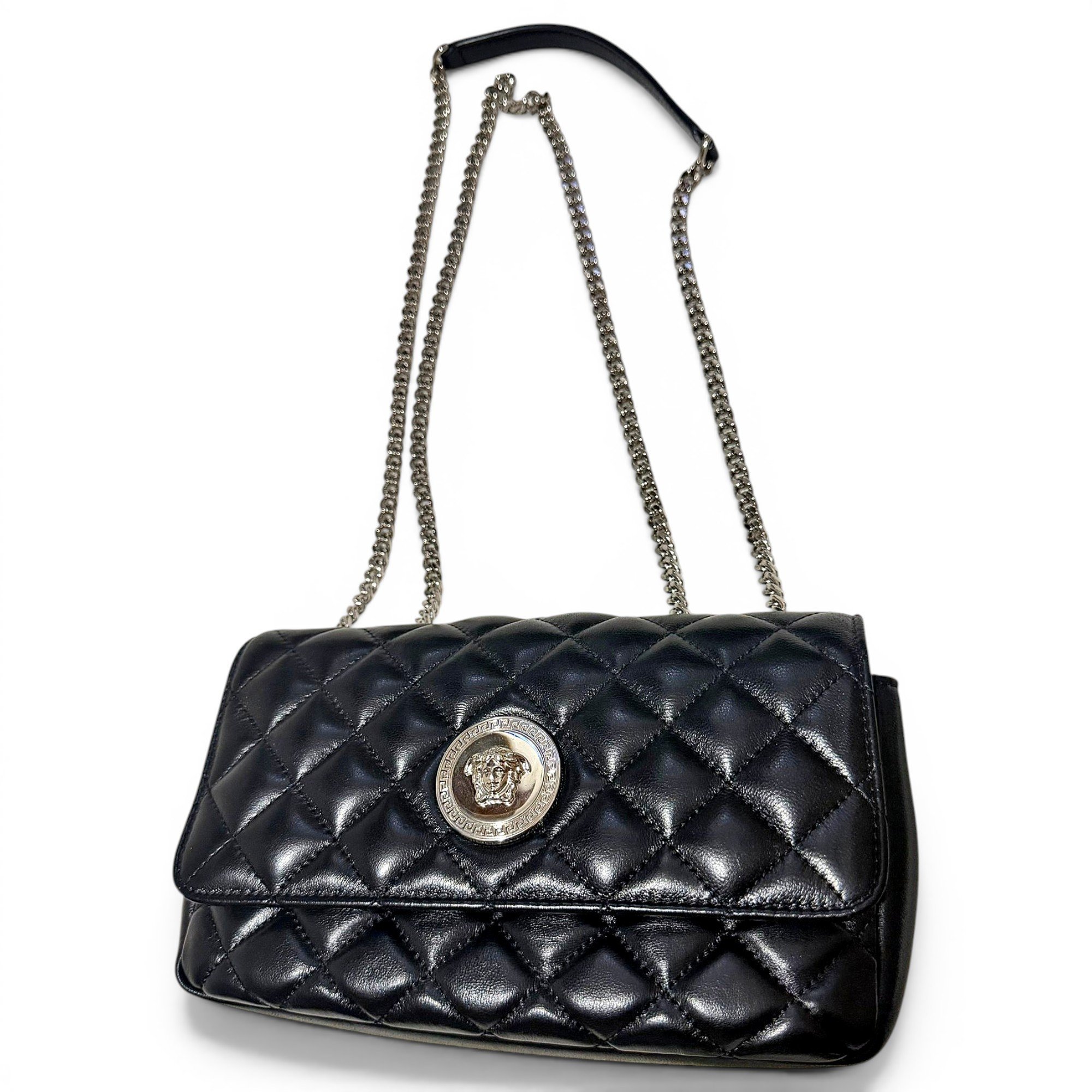 La Medusa leather handbag