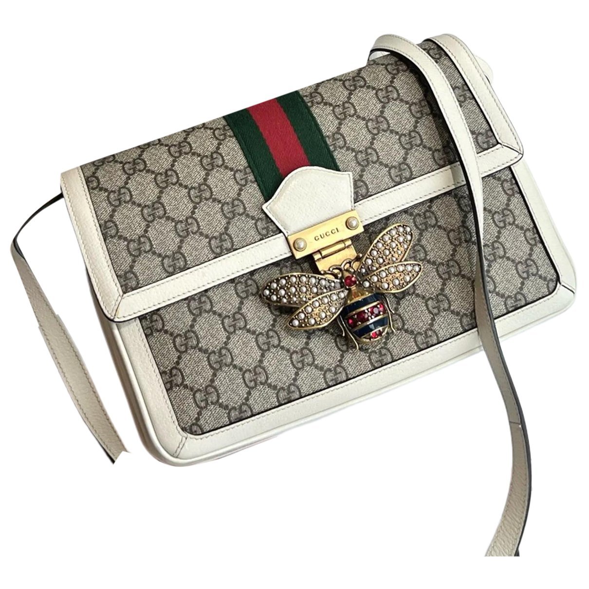 Queen Margaret vinyl handbag