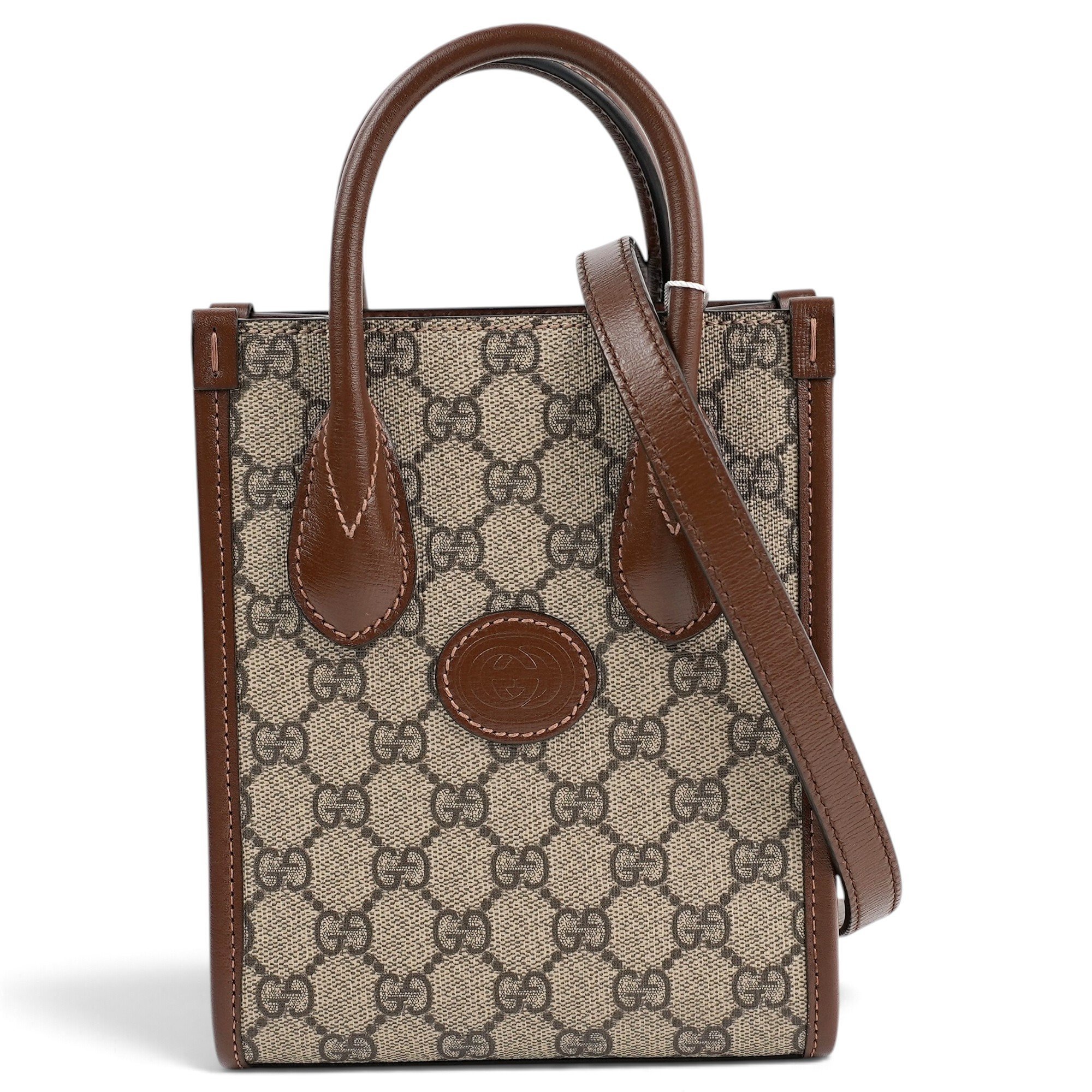 Patent leather handbag