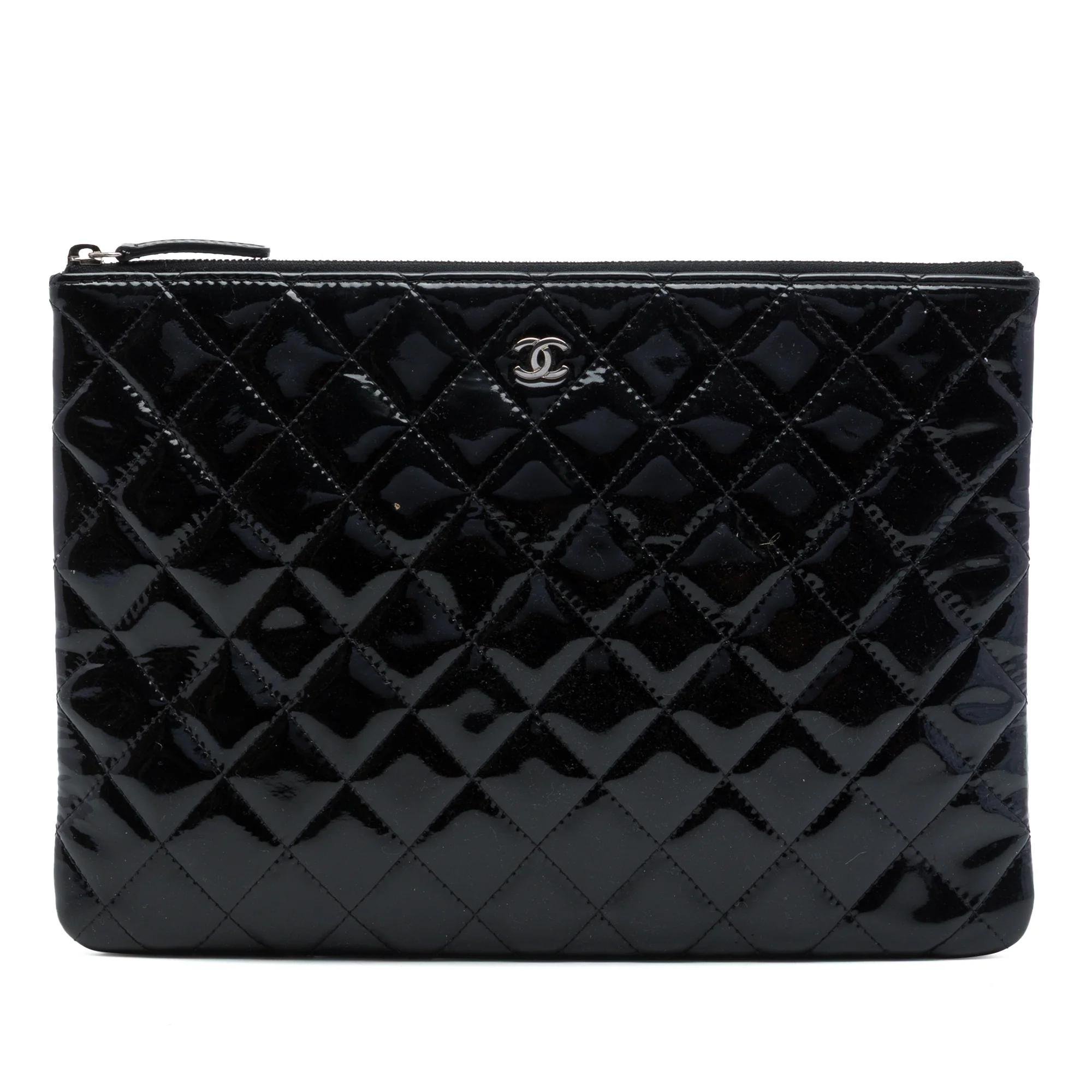 Patent leather handbag
