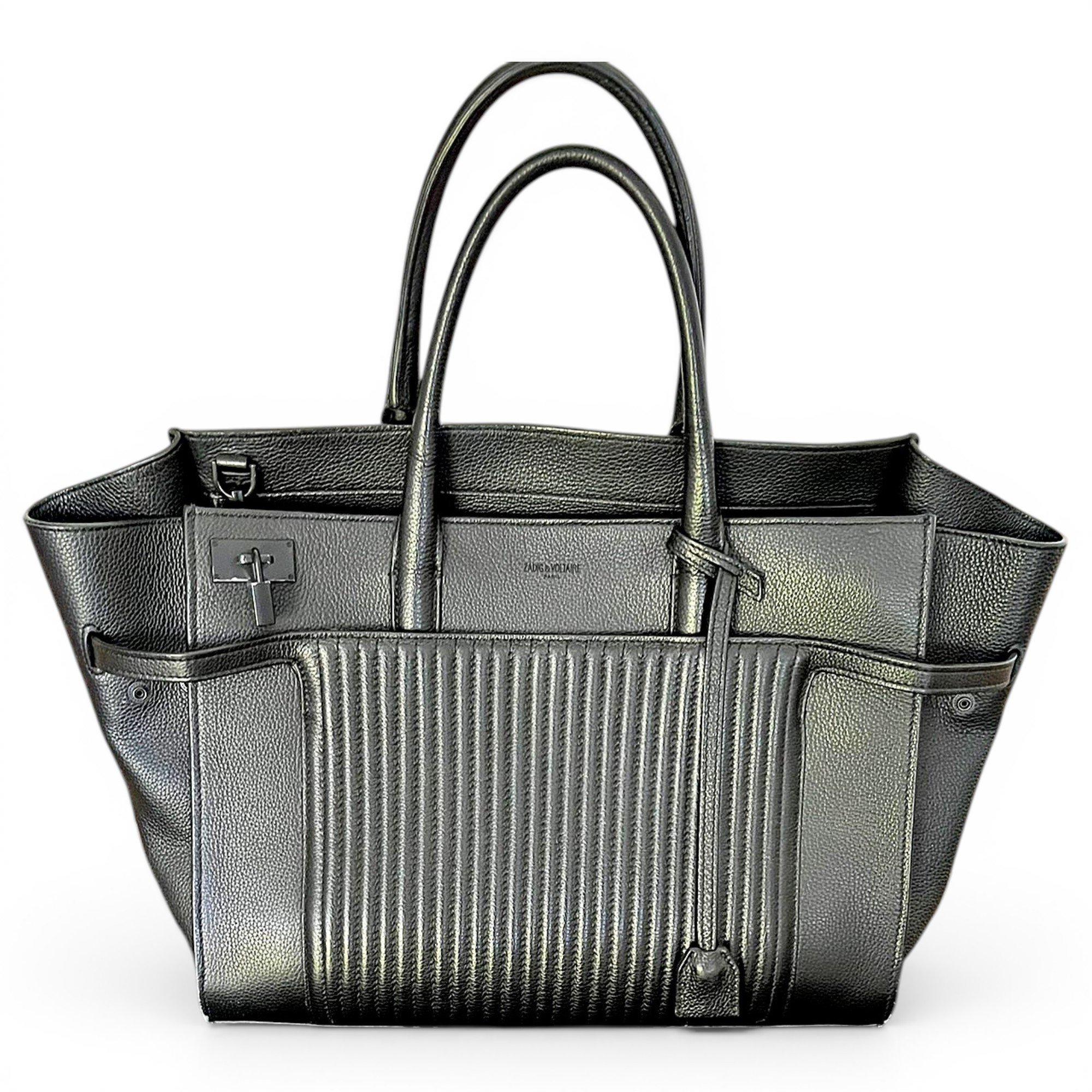 Candide leather tote
