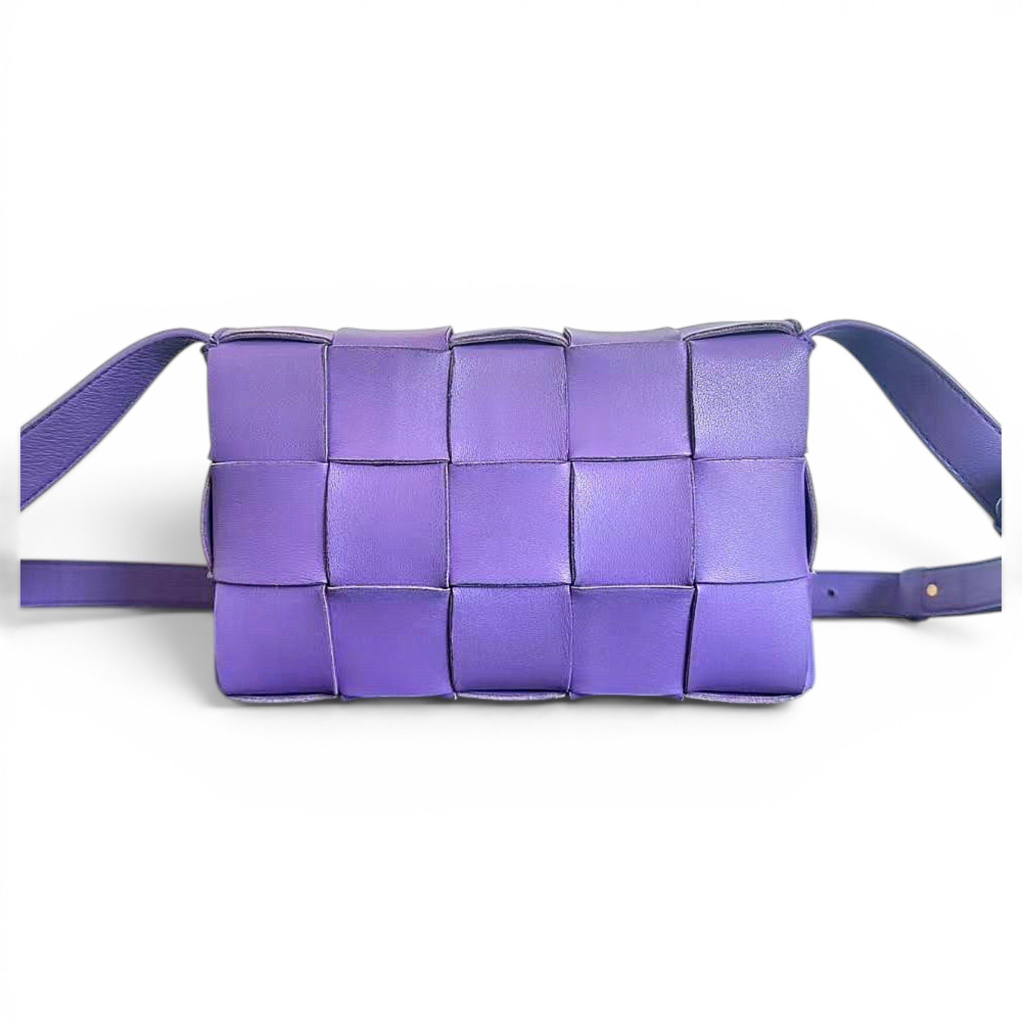Cassette leather handbag