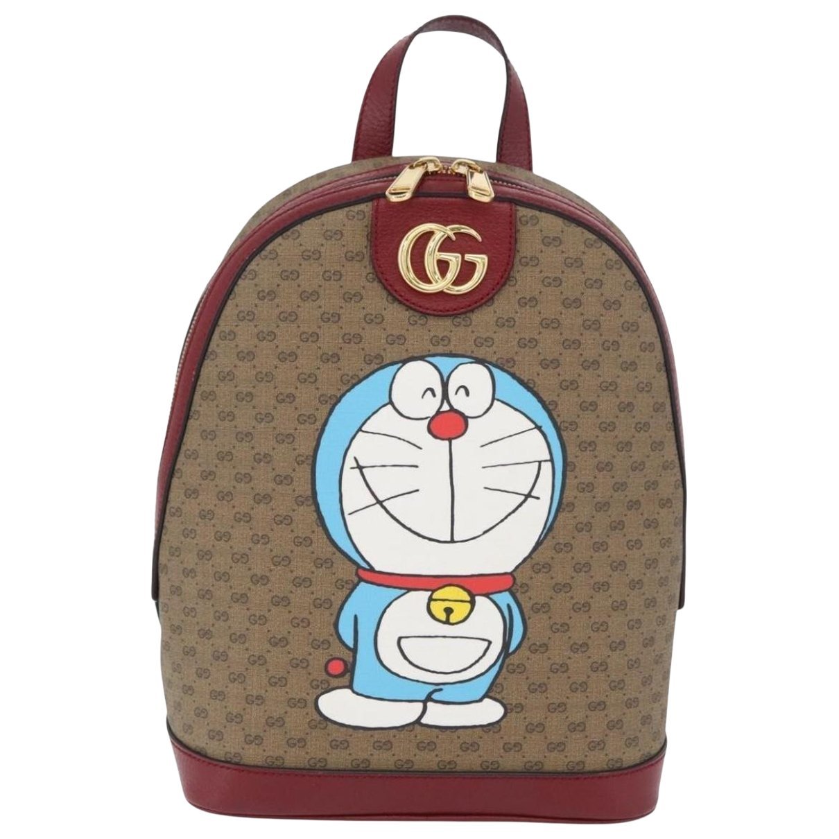 Leather backpack