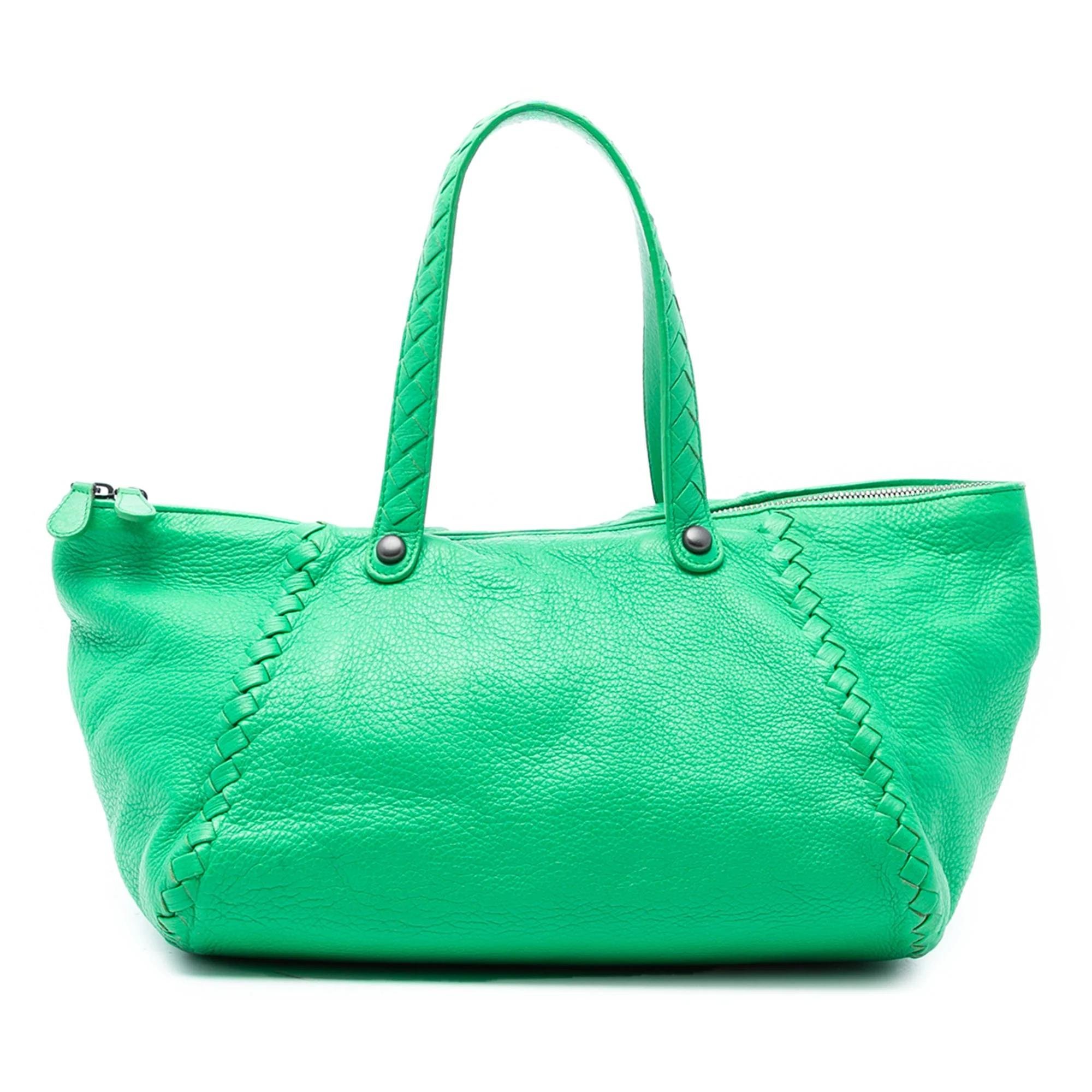 Leather tote