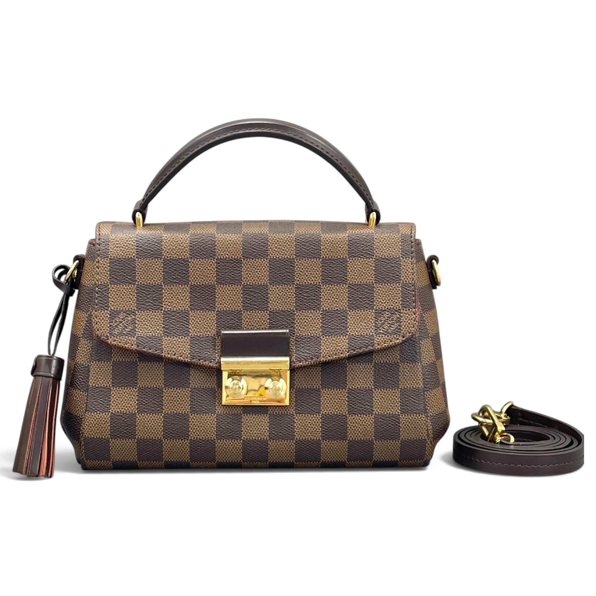 Croisette leather handbag