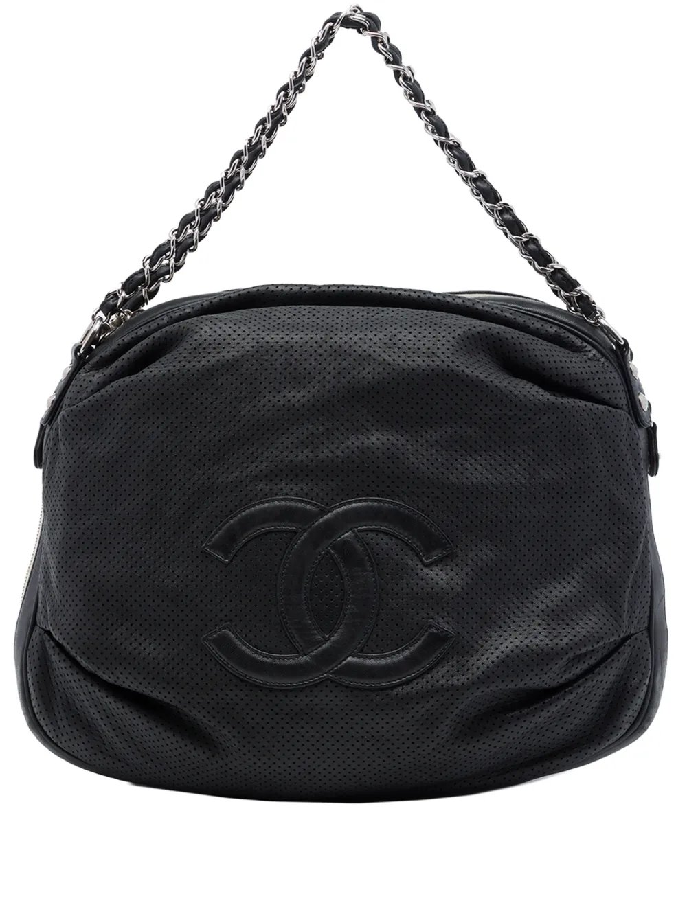 2008-2009 Perforated Lambskin Baseball Spirit Ligne hobo bag