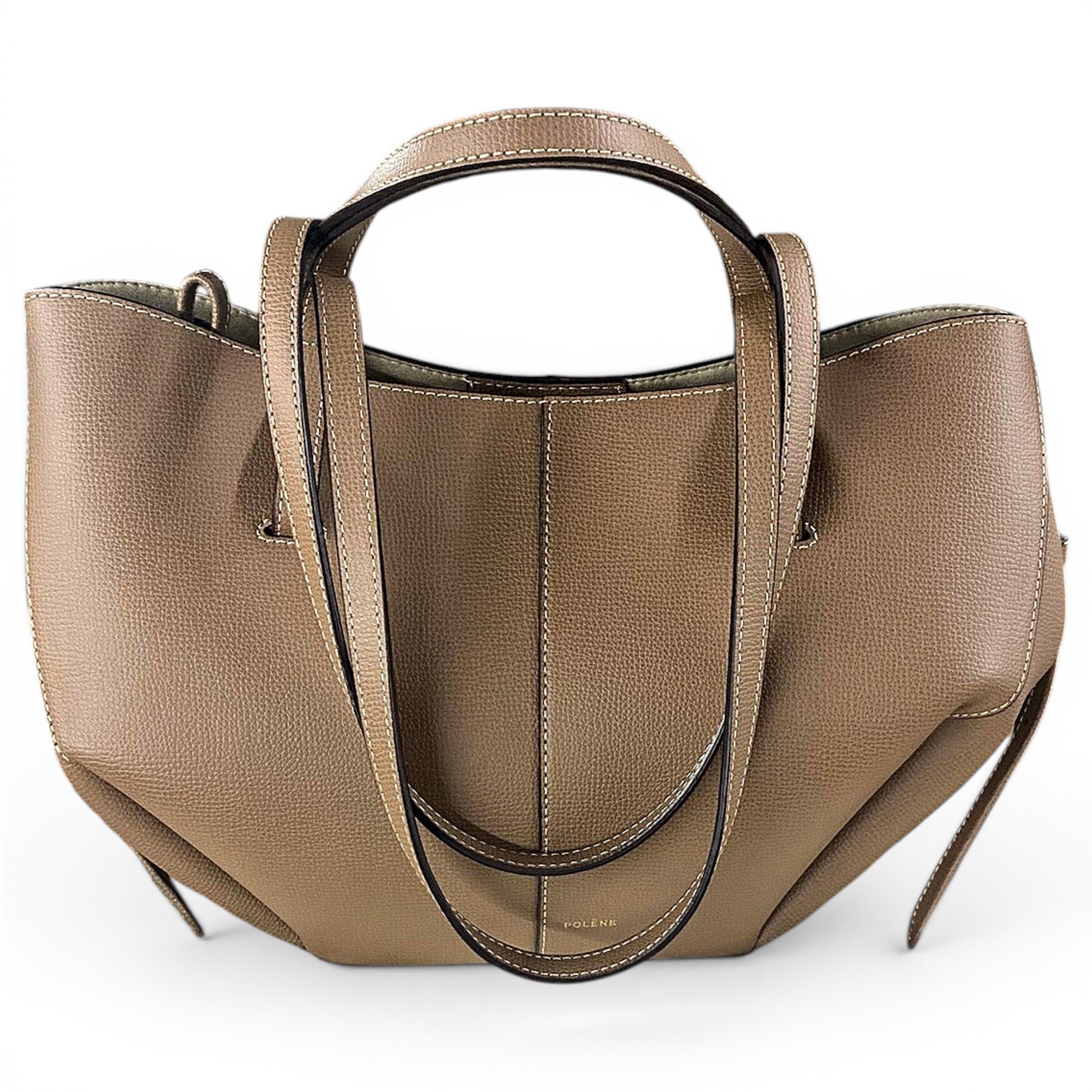 Leather tote