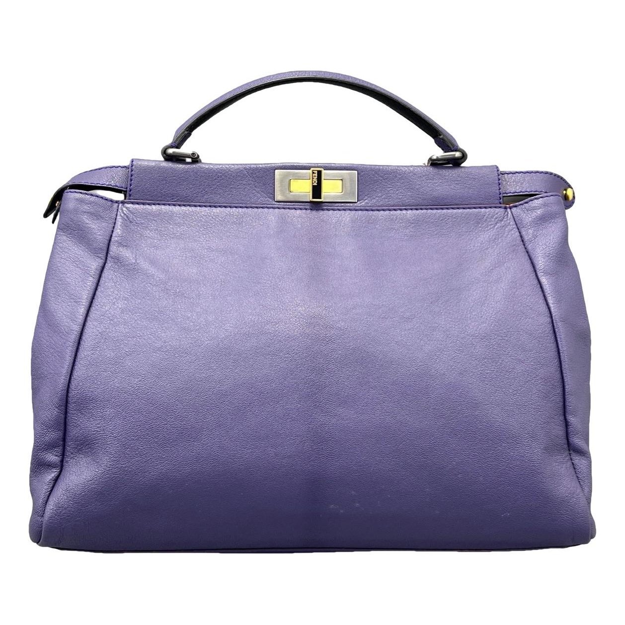 Peekaboo leather handbag