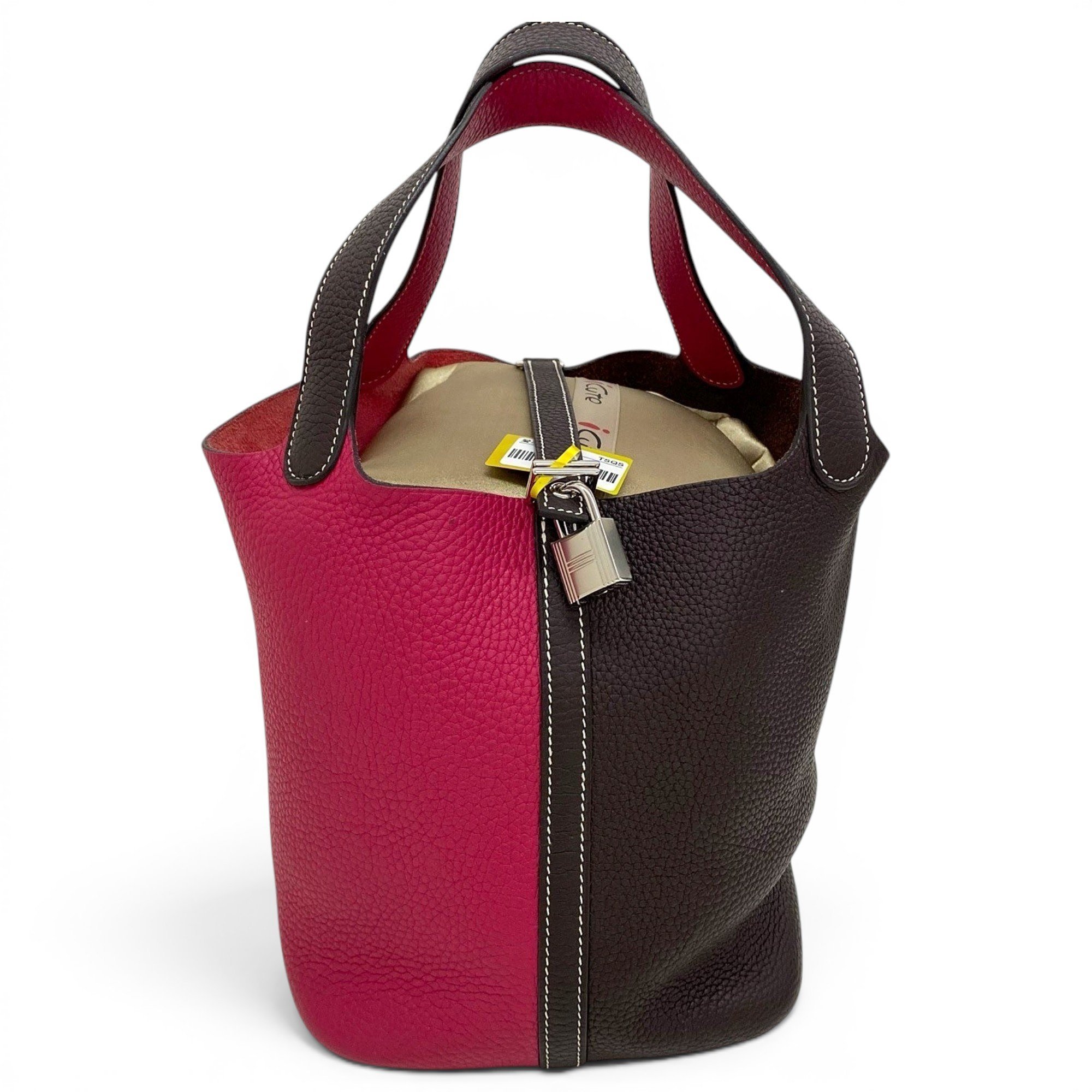 Picotin leather handbag