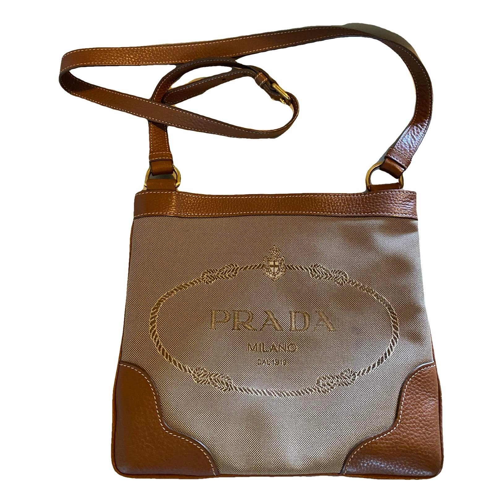 Leather crossbody bag