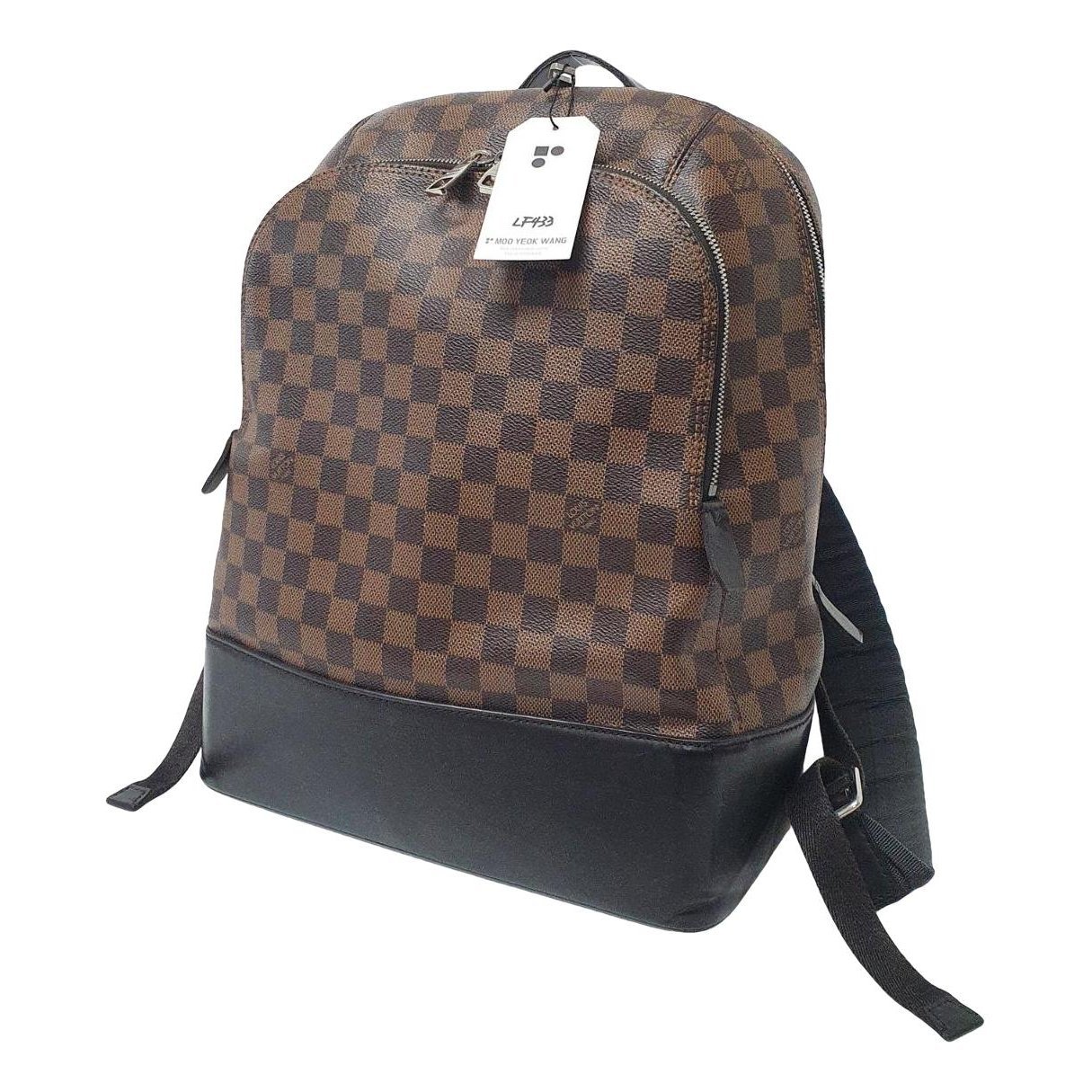 Leather backpack