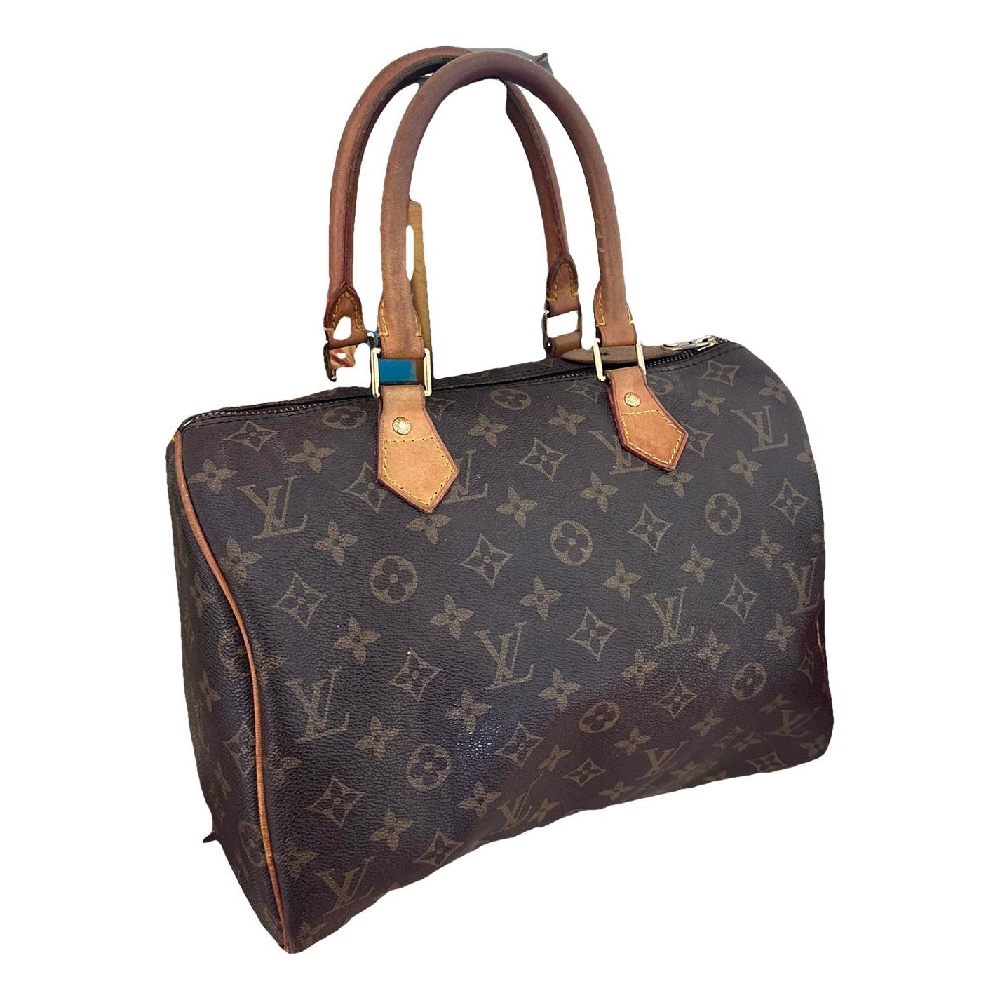 Speedy leather handbag