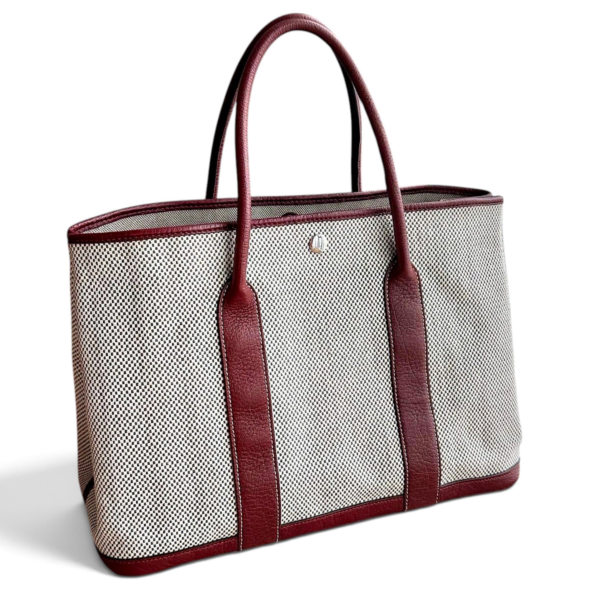 Garden Party leather tote
