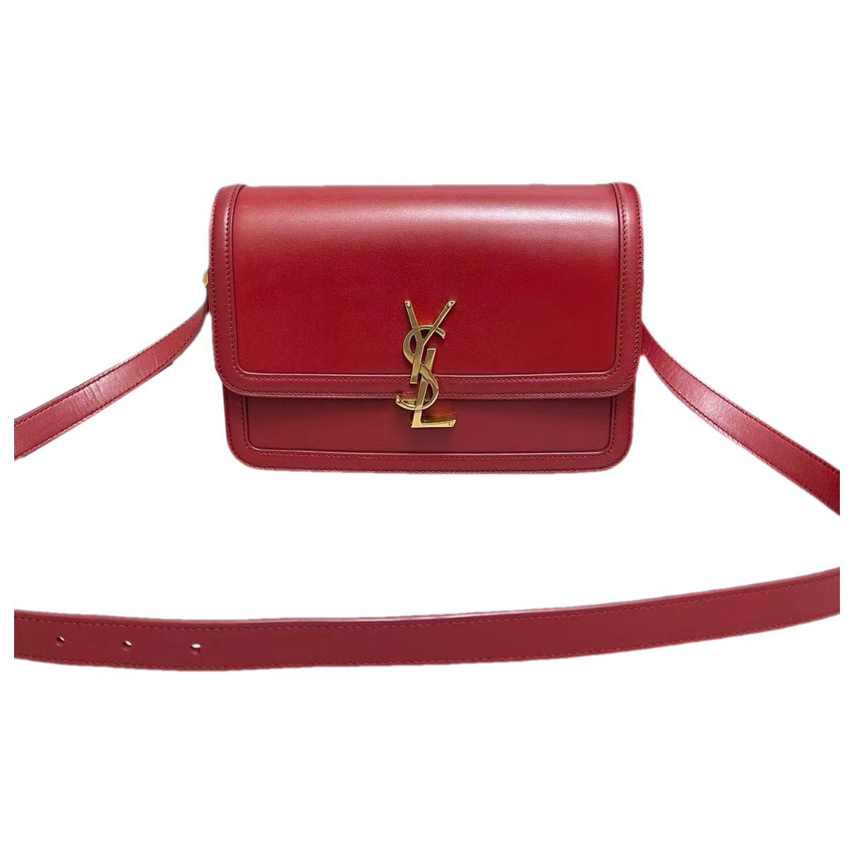 Solférino leather crossbody bag