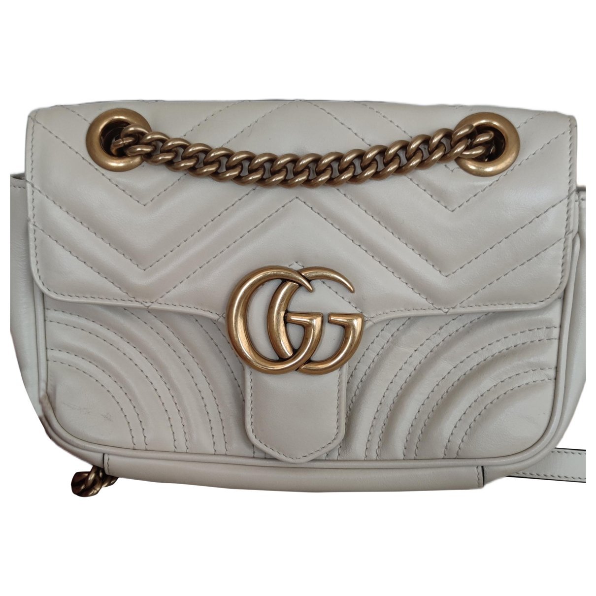GG Marmont Flap leather handbag