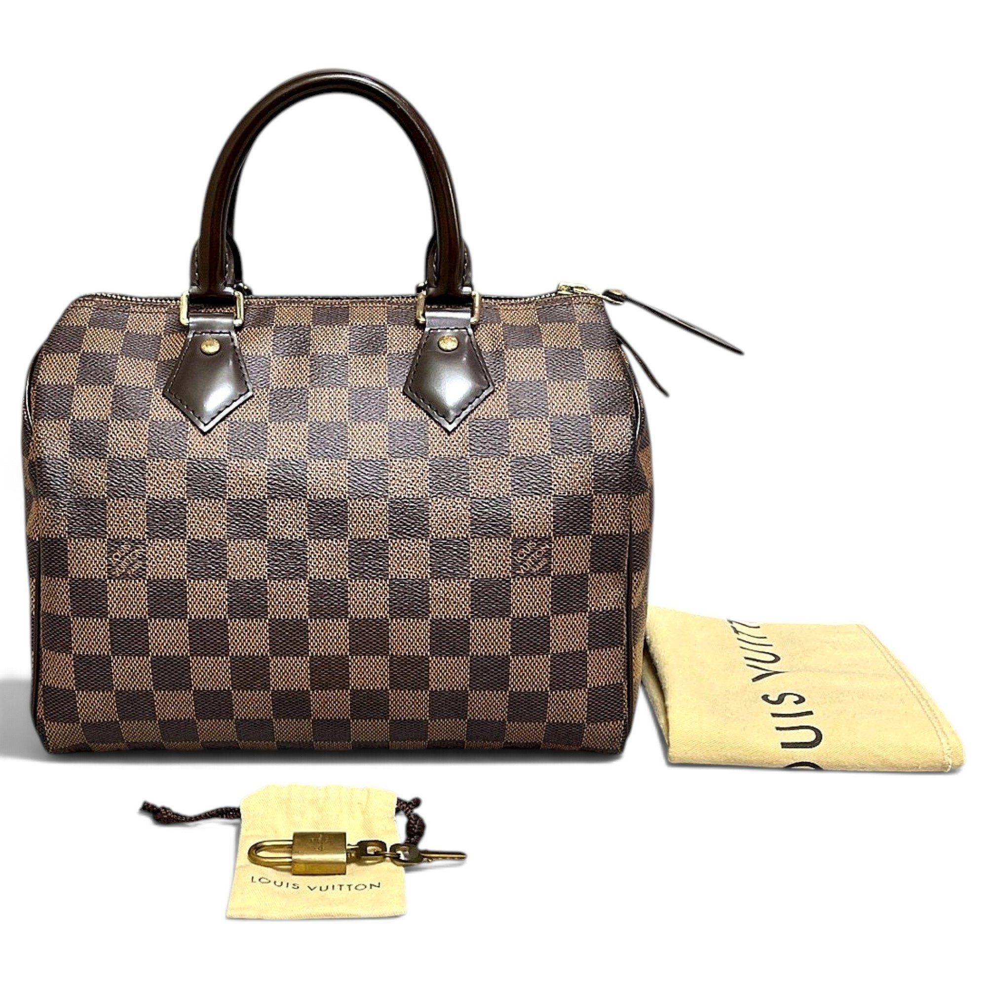 Speedy leather handbag