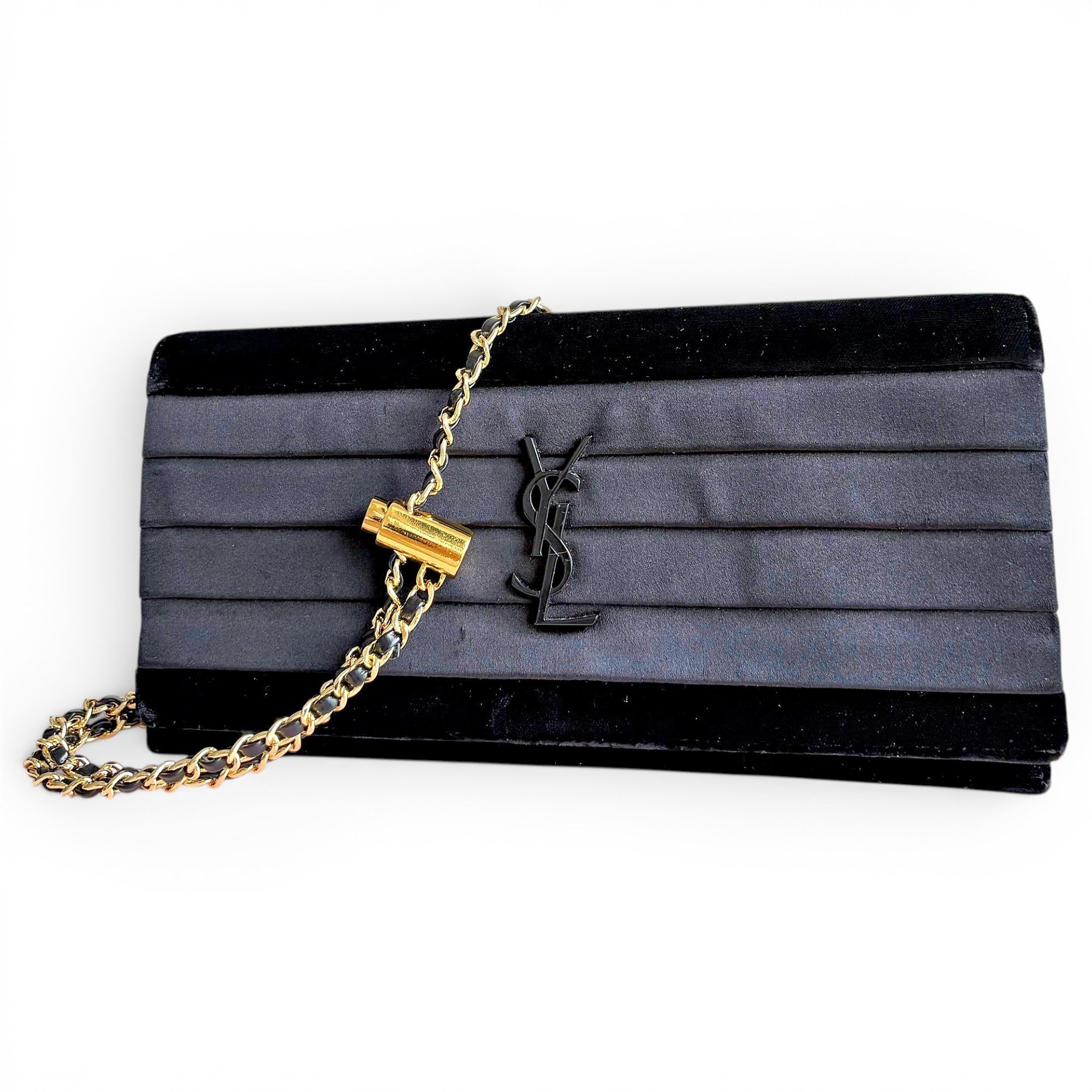 Kate monogramme velvet bag