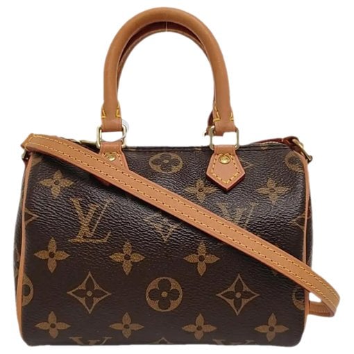 Nano Speedy / Mini HL leather handbag