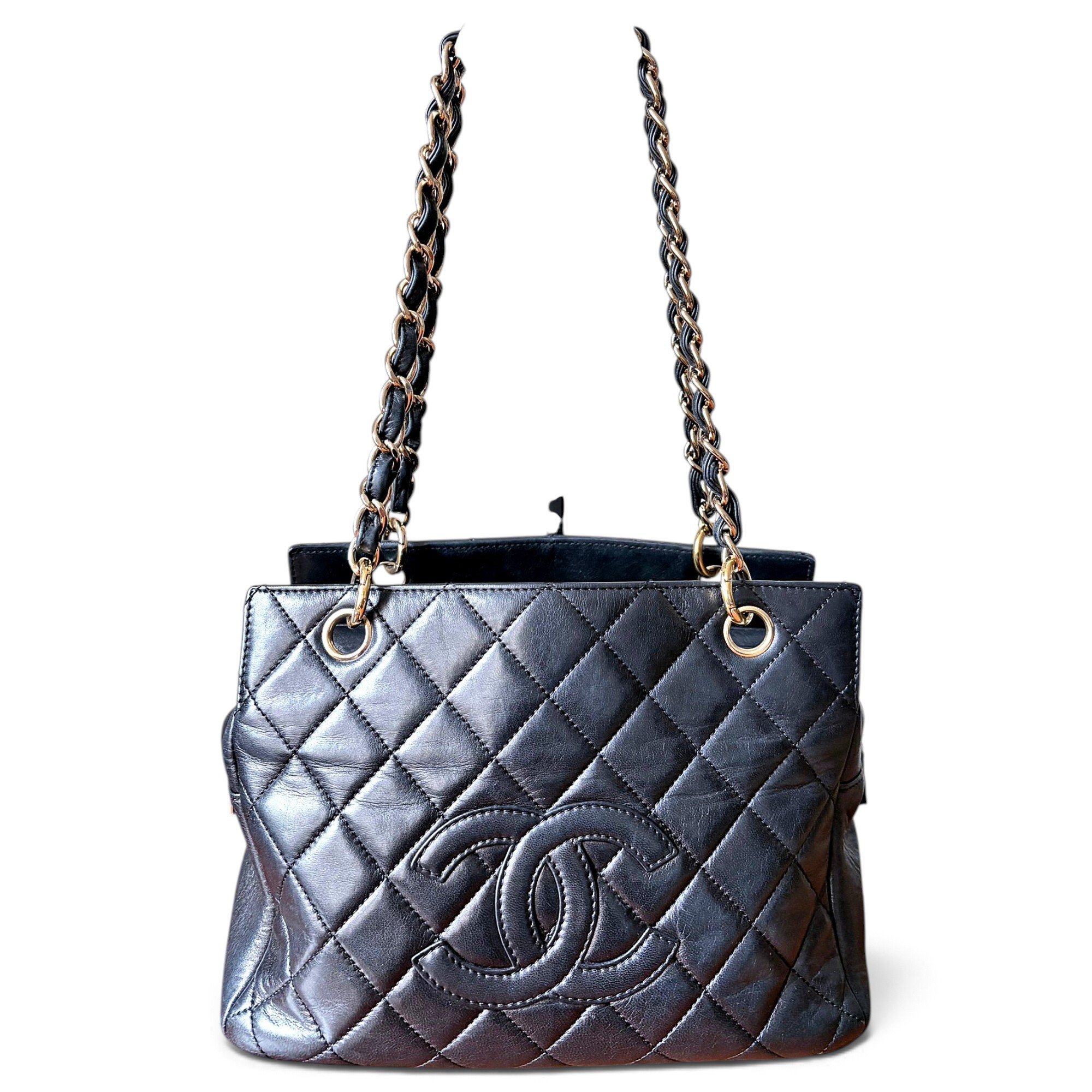 Leather tote