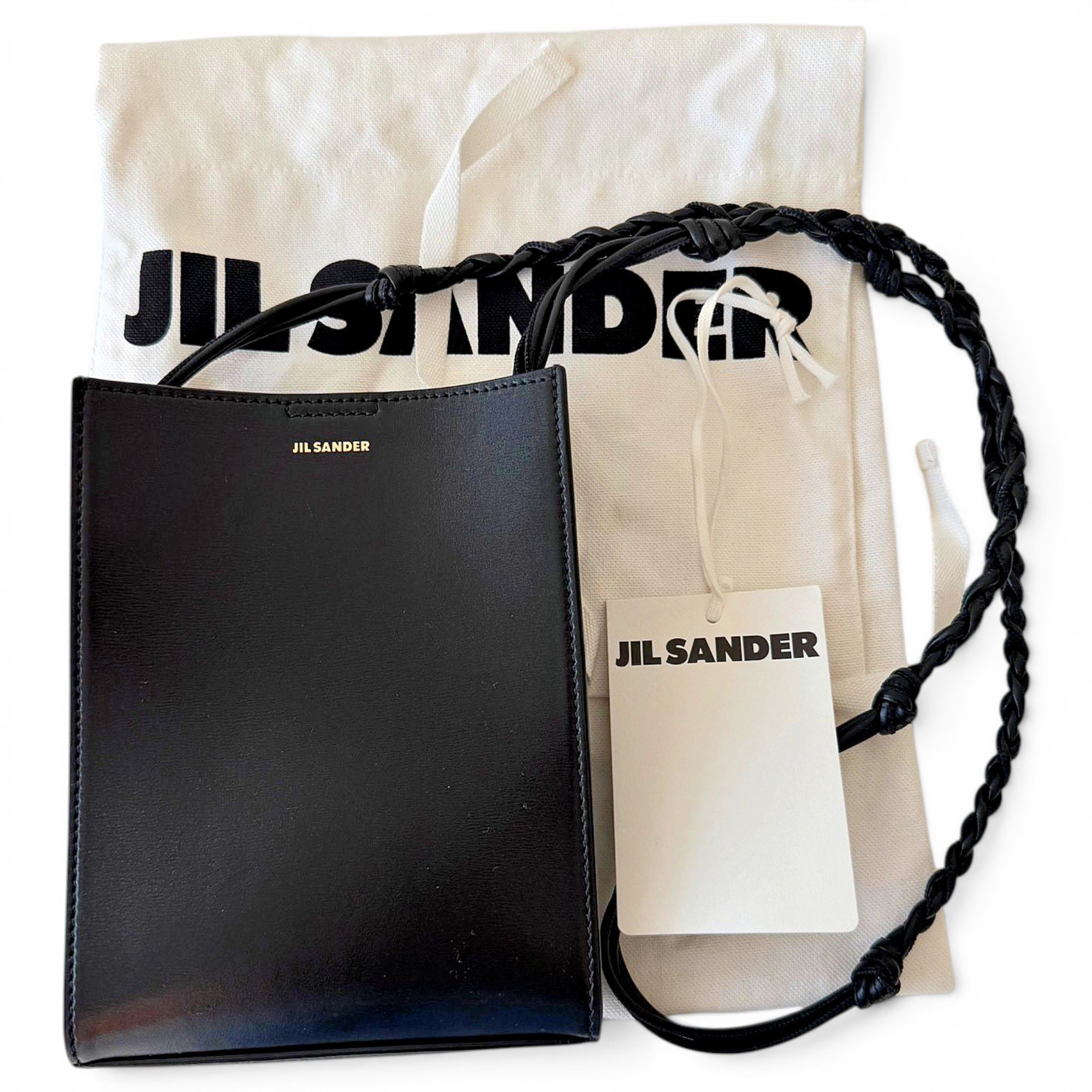 Tangle leather crossbody bag